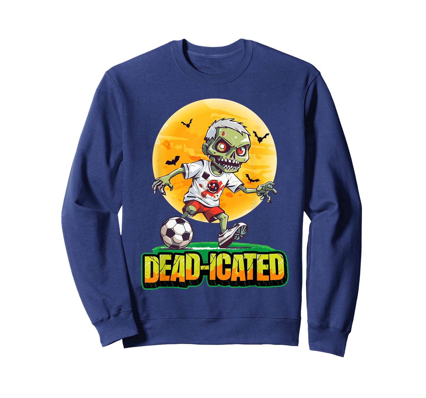 Zombie Soccer Player Scary Soccer Halloween T-Shirt