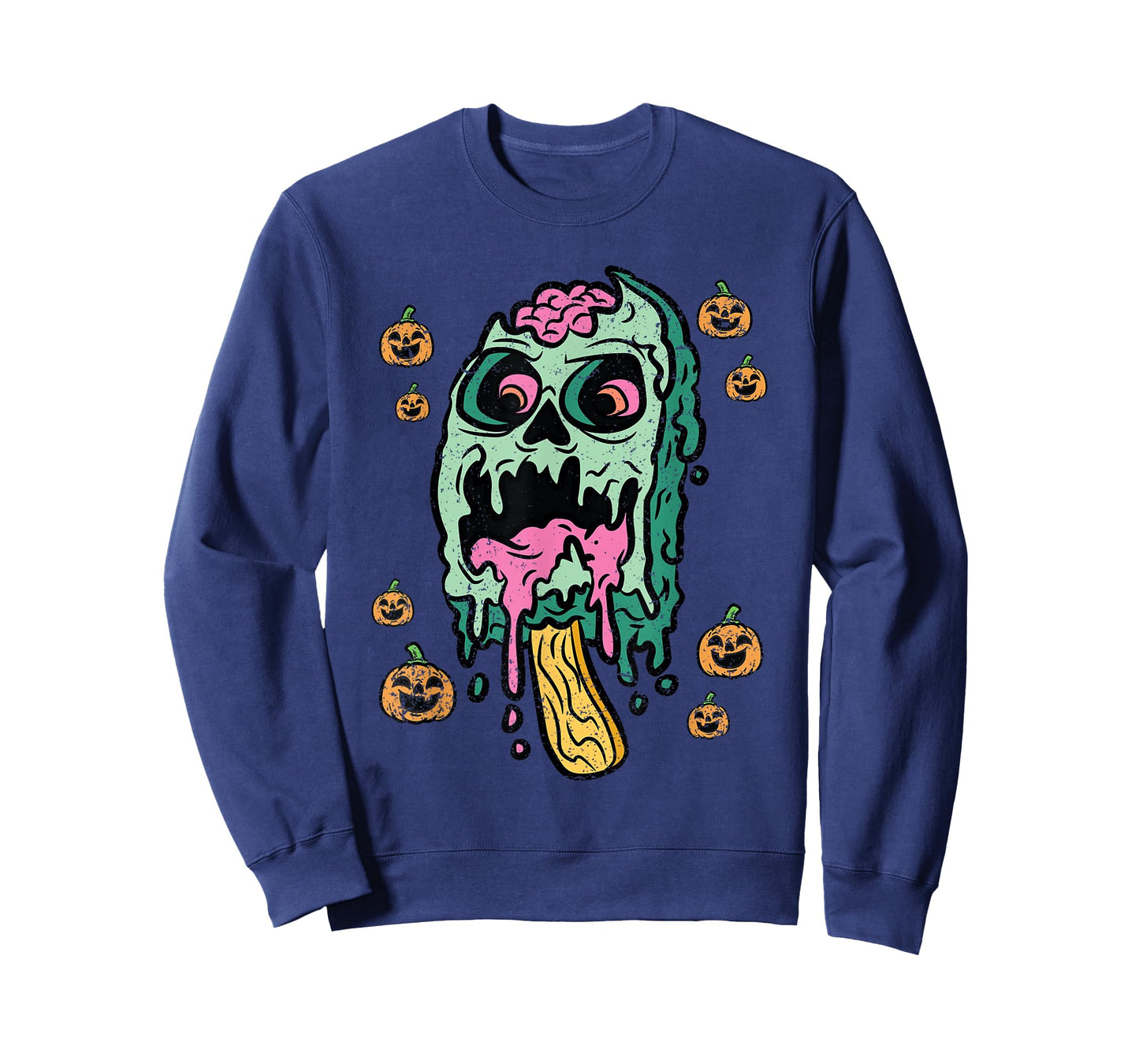 Zombie Ice Cream Hallowen Costume Sweet Food Men Women Kids T-Shirt