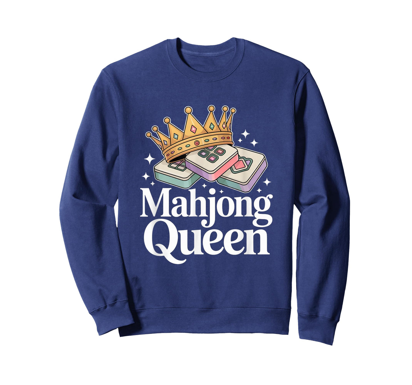 Funny Mahjong Mahjong Queen Cool Playing Mahjong T-Shirt