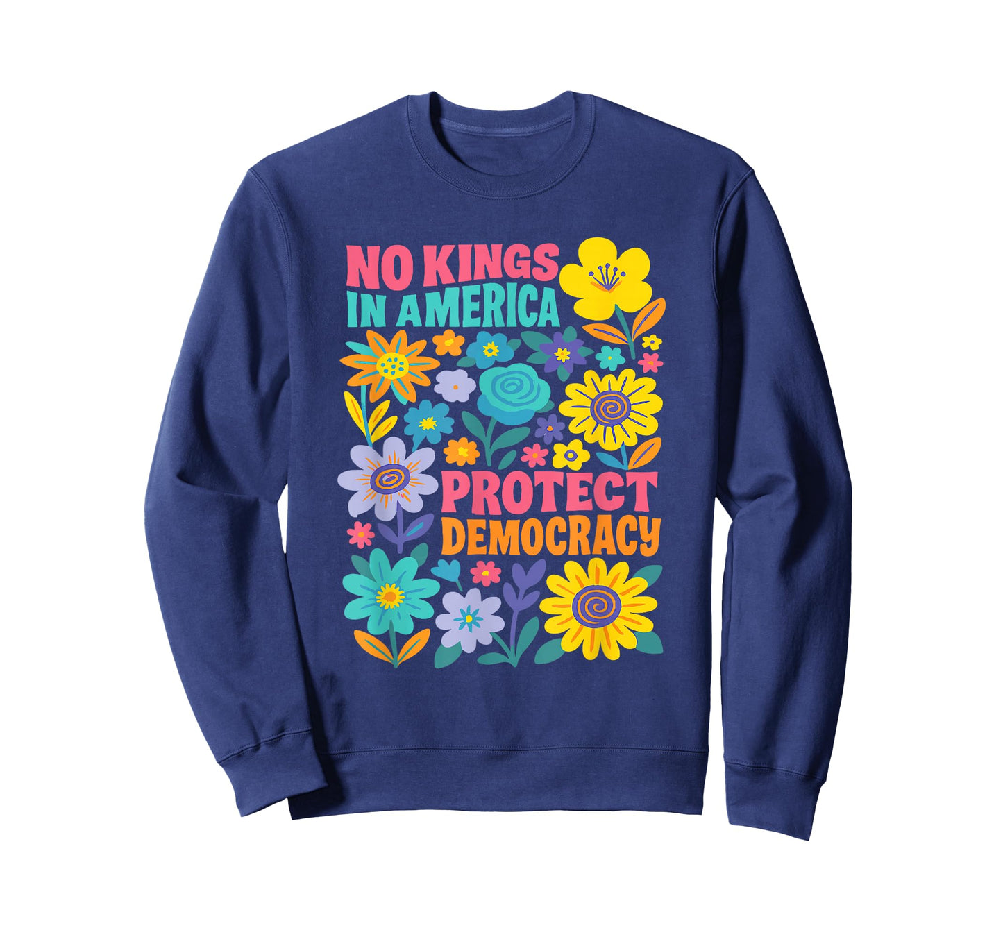 No Kings in America Protest Democraty No Kings Since 1776 T-Shirt