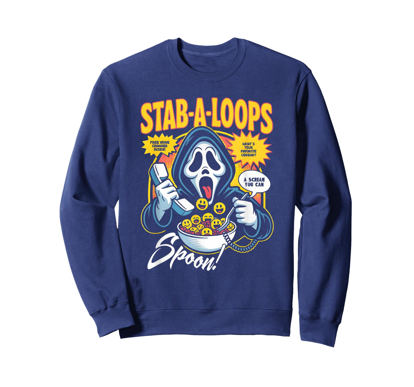 Stab-A-Loops Horror Cereal Box Halloween T-Shirt