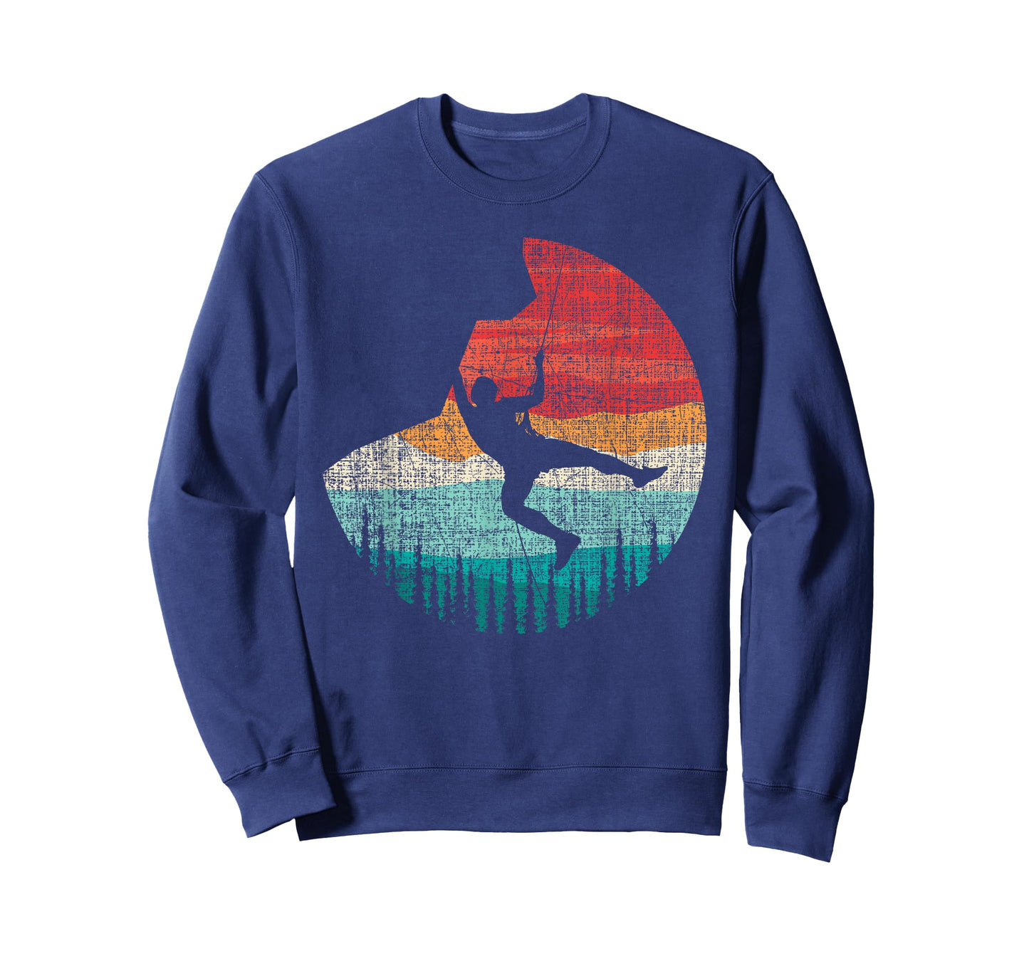 Vintage Retro Rock Climber & Rock Climbing T-Shirt