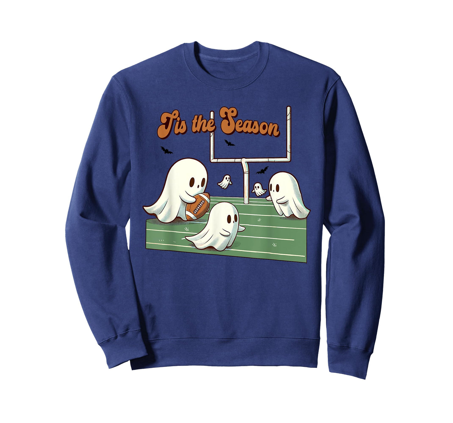 Halloween Football Season Ghosts Spooky Tis the Season T-Shirt