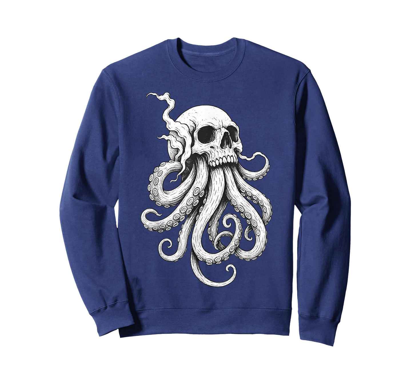Cthulhu Kraken Skull Octopus Graphic Nautical Sea Monster T-Shirt