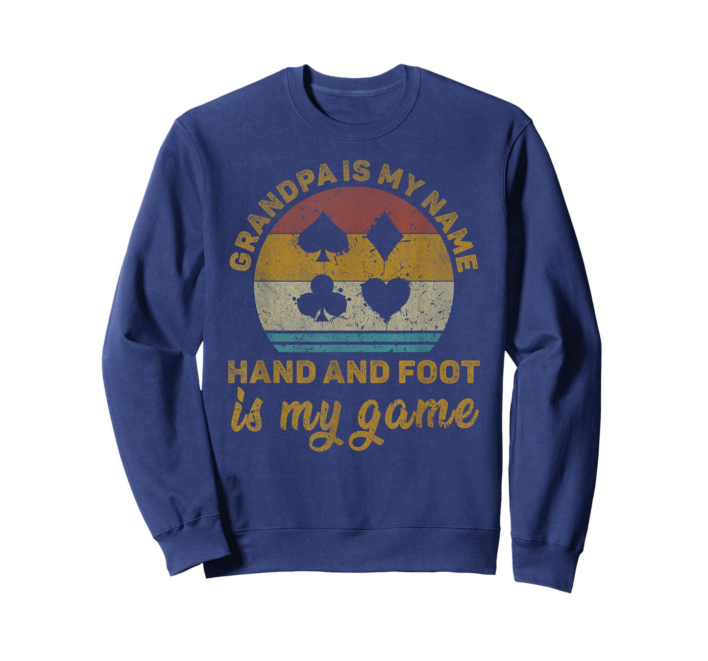 Grandpa Is My Name Hand And Foot Is My Game T-Shirt