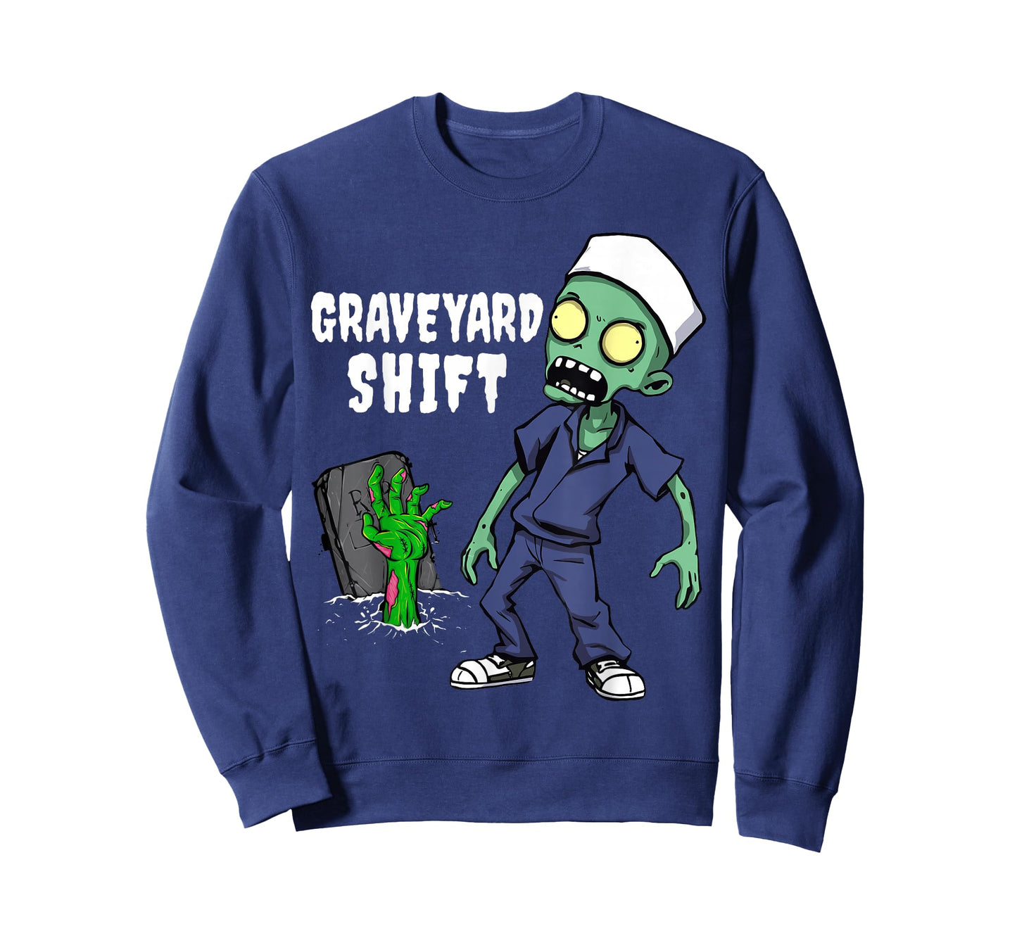 Graveyard Shift Funny Zombie Night Shift T-Shirt