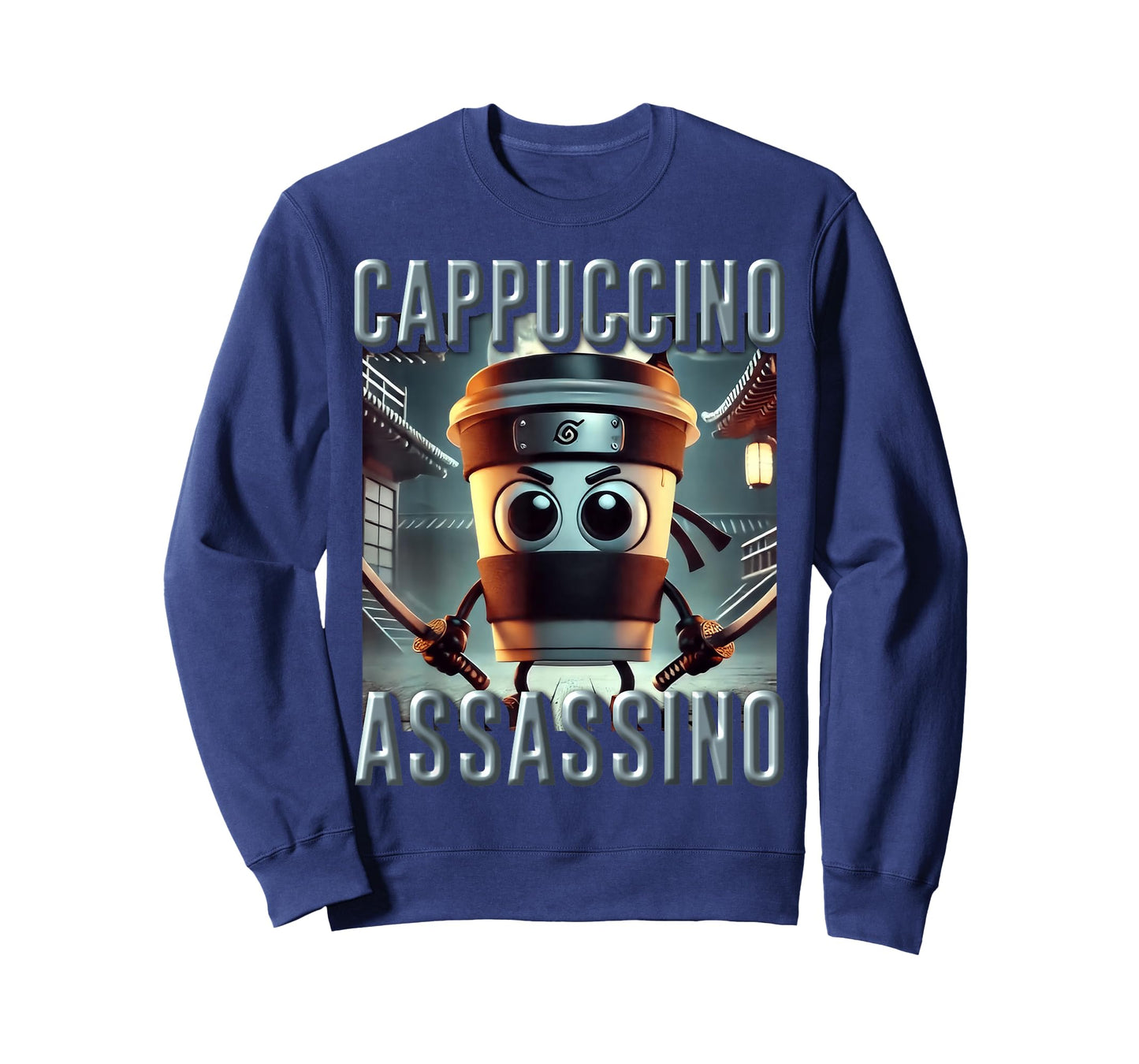 Cappuccino Assassino AI Monster Italian Brainrot Kids Boys T-Shirt