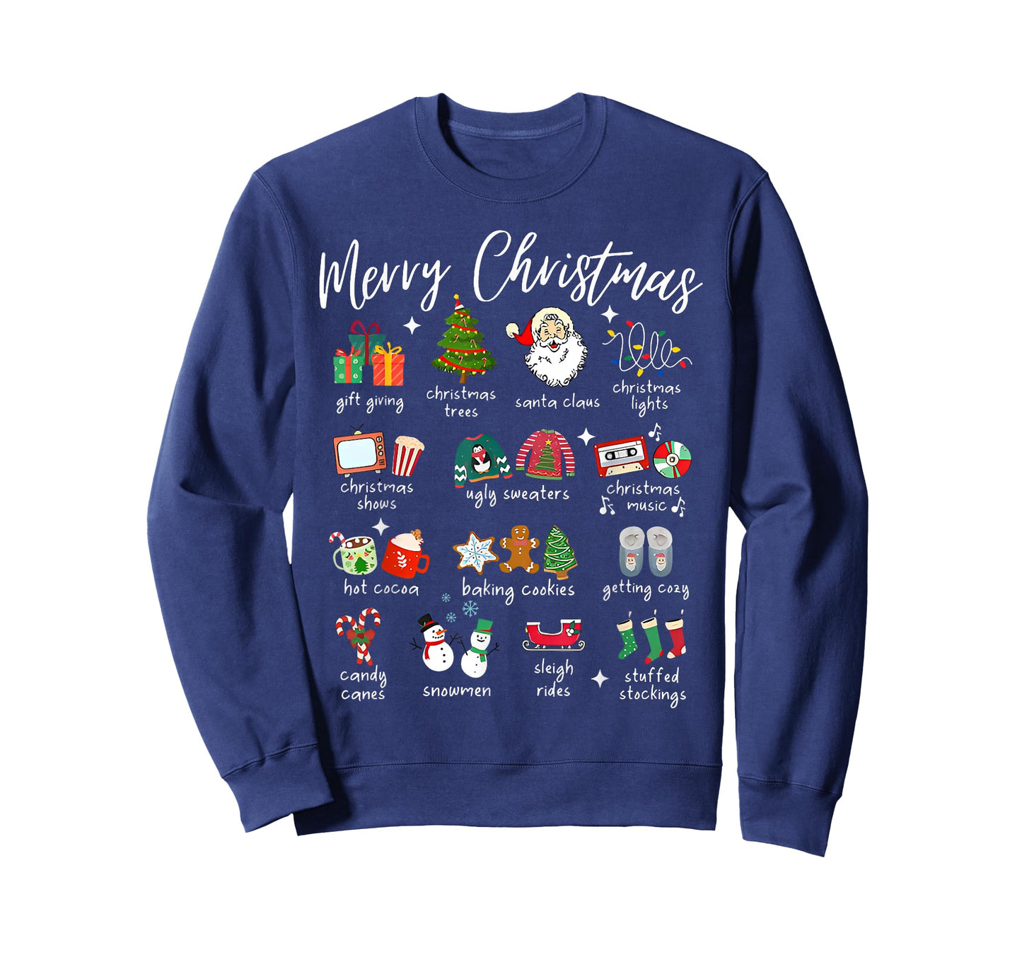 Santa Gingerbread Candy Canes Christmas Xmas Family Holiday T-Shirt