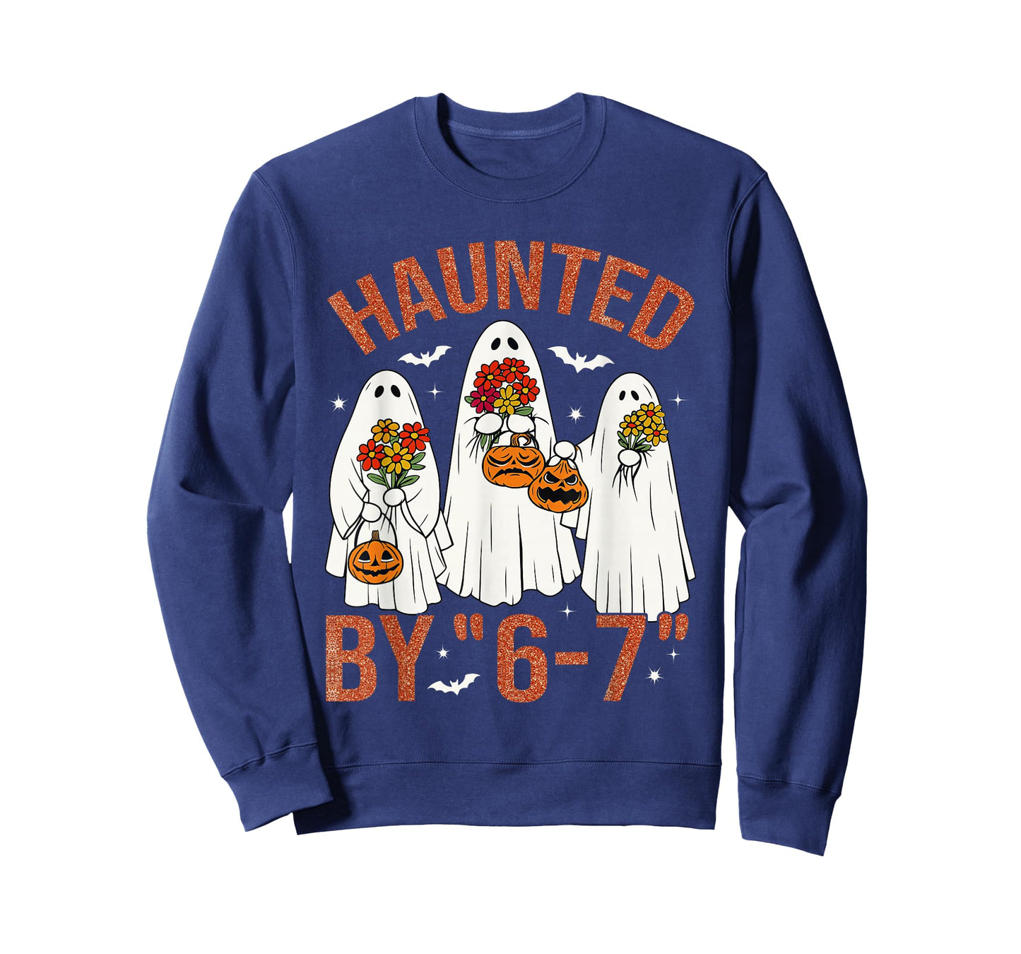67 Meme Cute Boo Halloween Costume Haunted by 6 7 Six Seven T-Shirt