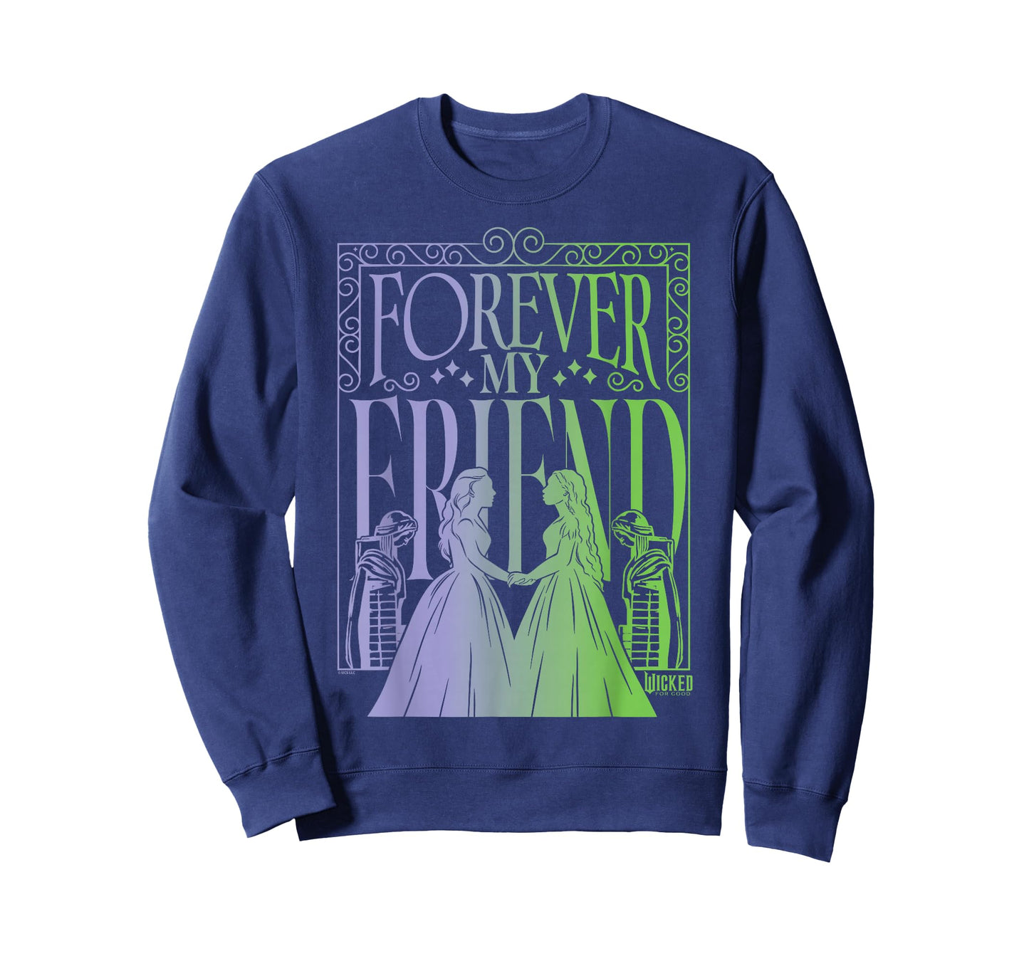Wicked: for Good Forever My Friend Silhouettes T-Shirt