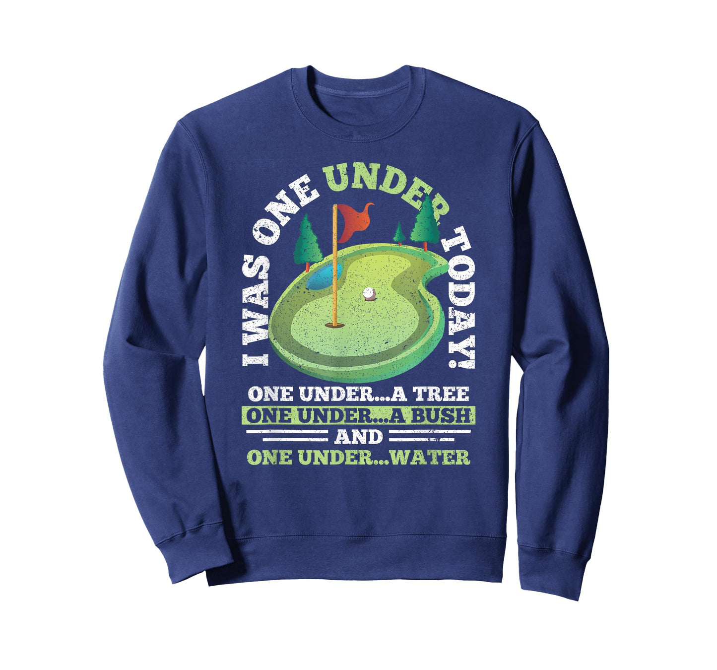 I Was One Under Today Golf Golfer Golfing T-Shirt