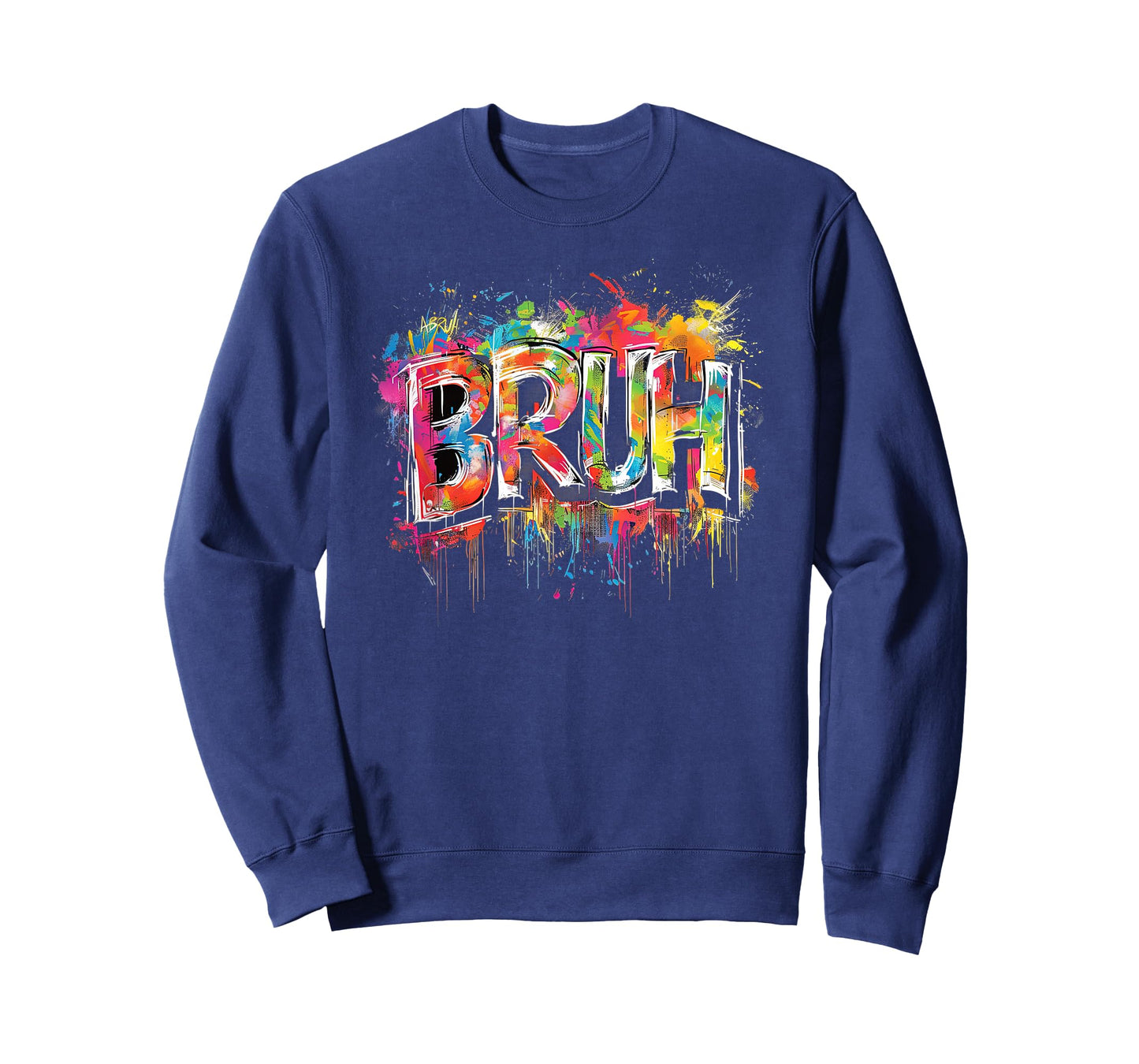 Boys Bruh Meme Funny Saying Teens Graffiti Aesthetic Kids T-Shirt