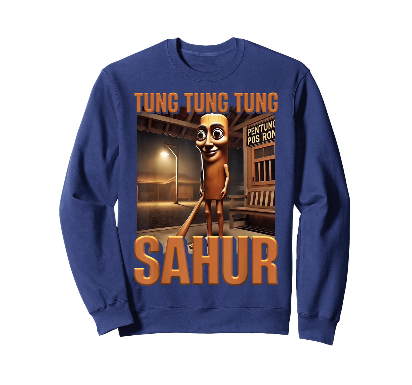 Tung Tung Tung Sahur AI Monster Italian Brainrot Kids Boys T-Shirt