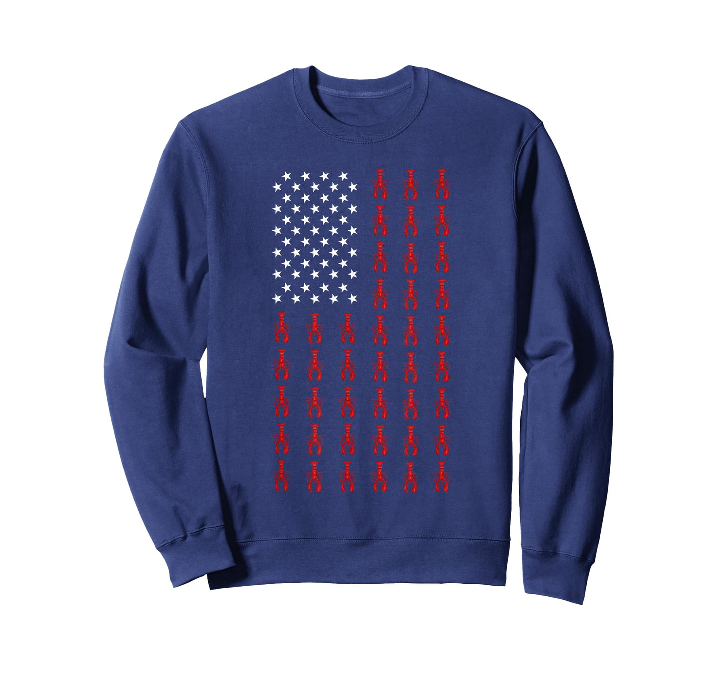 American Flag Lobster Food USA Patriotism Patriot Veteran T-Shirt
