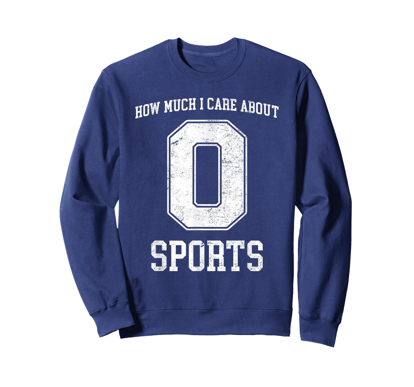 How much I Care About Sports - Zero - Funny Sports T-Shirt