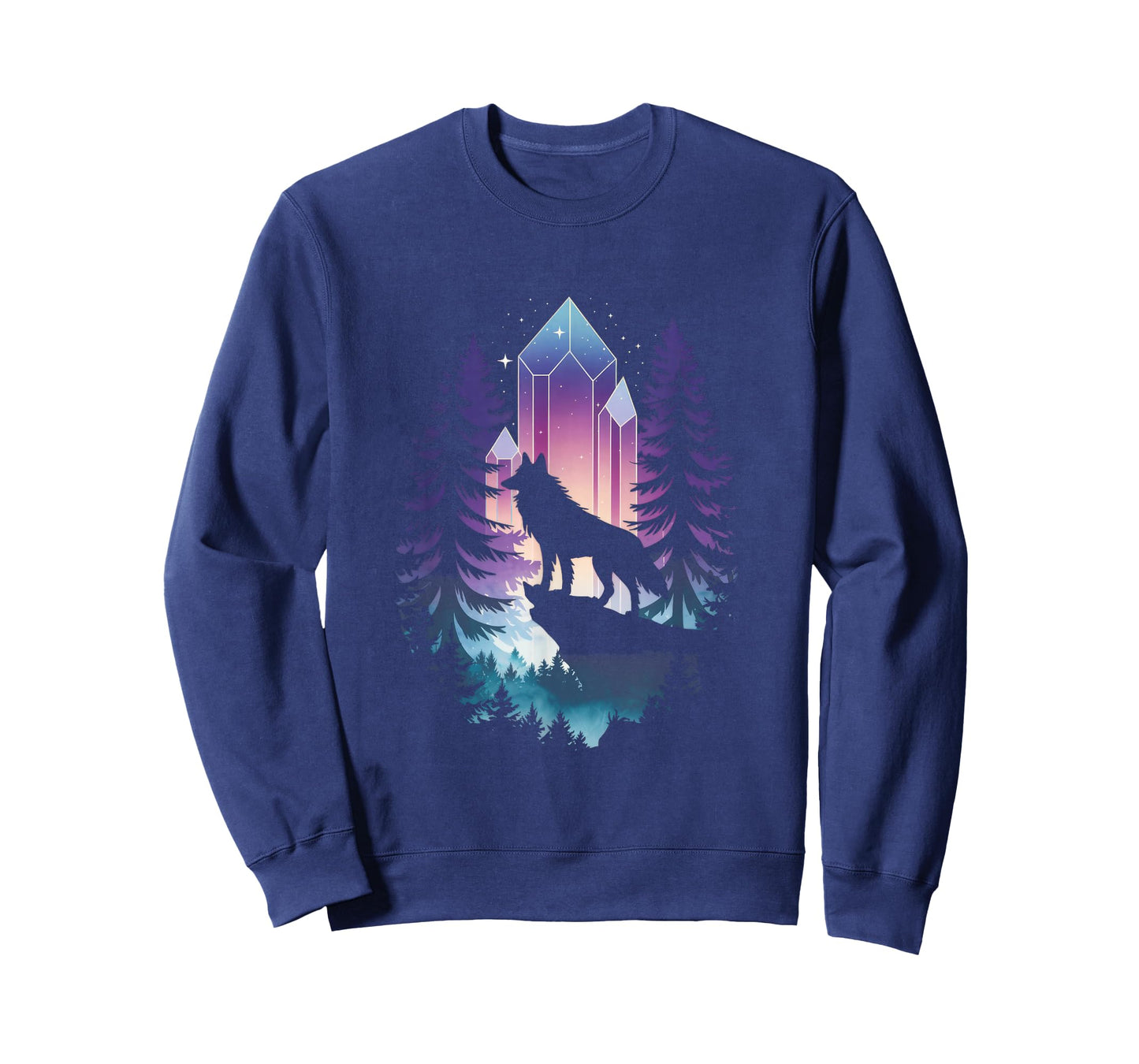 Wolf Forest Spirit Animal Anime T-Shirt