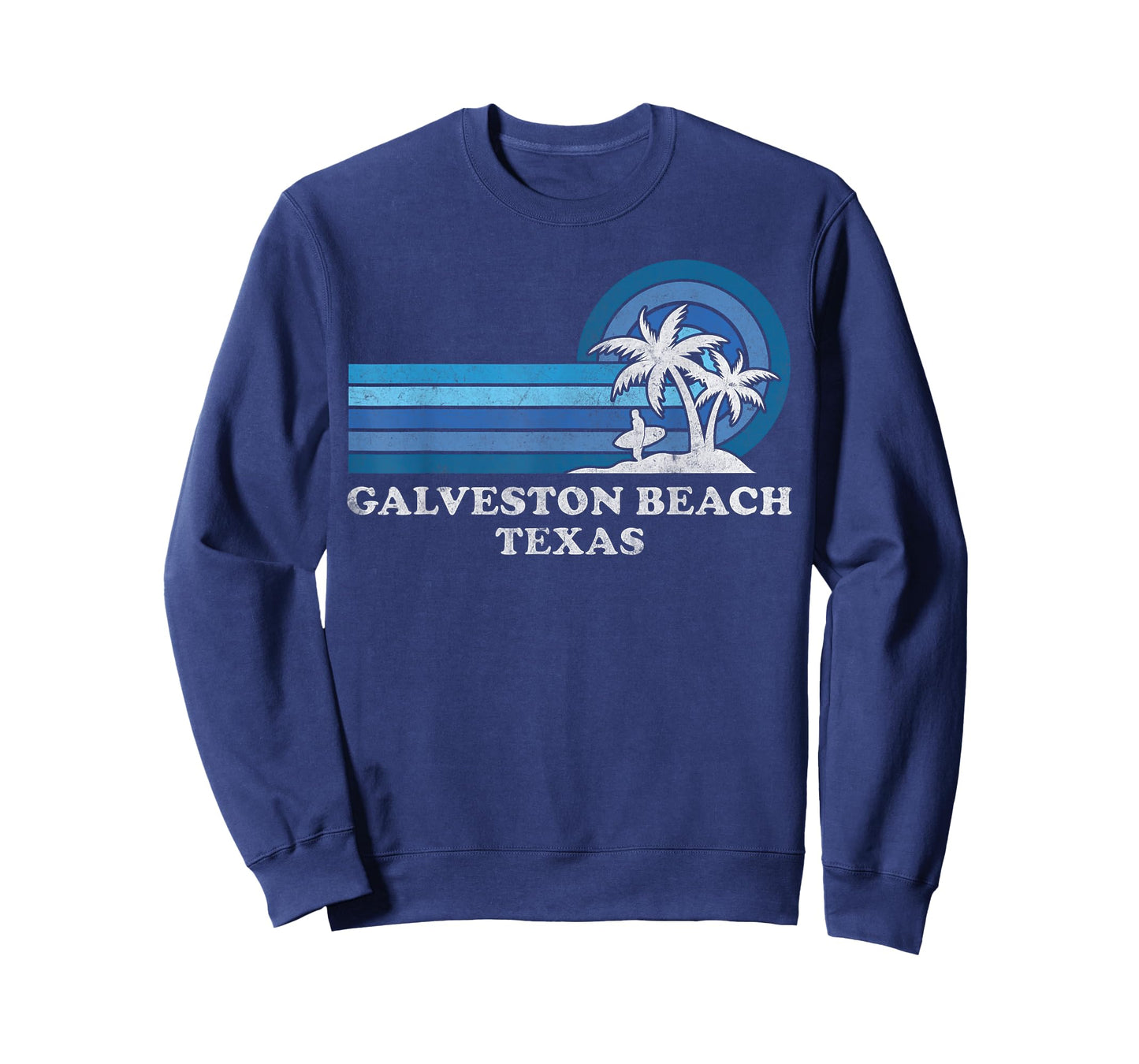 Galveston Beach Texas Family Summer Vacation Vintage T-Shirt
