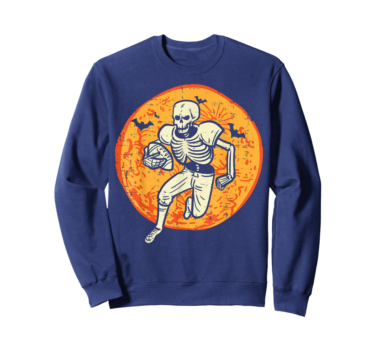 Halloween Skeleton American Football Costume Men Boys Kids T-Shirt