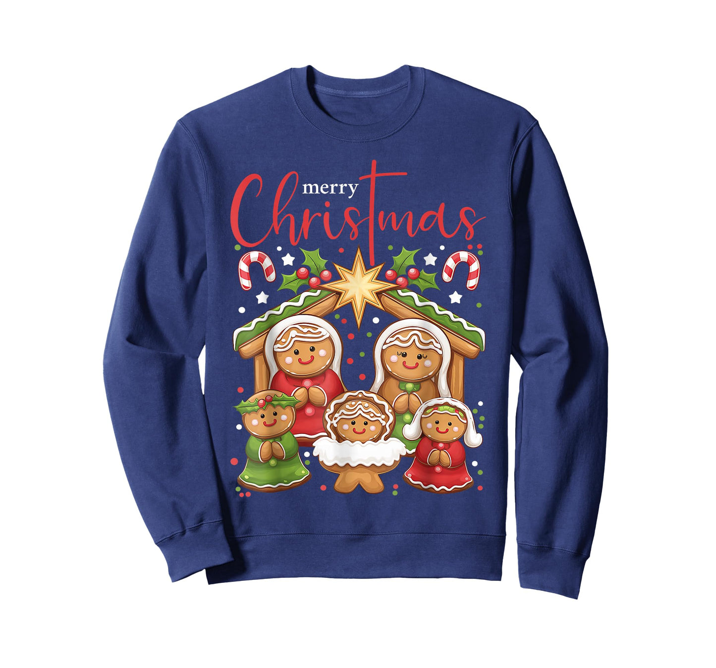 Jesus The Reason Gingerbread Christmas Christian Nativity T-Shirt