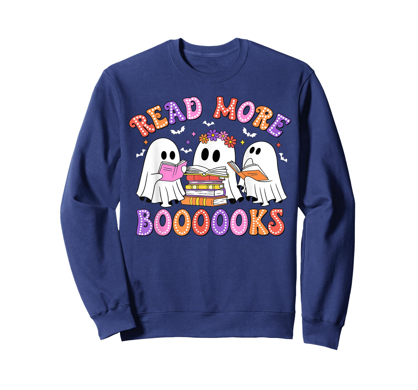 Trick Or Teach Read More Boooooks Teacher Ghost Halloween T-Shirt
