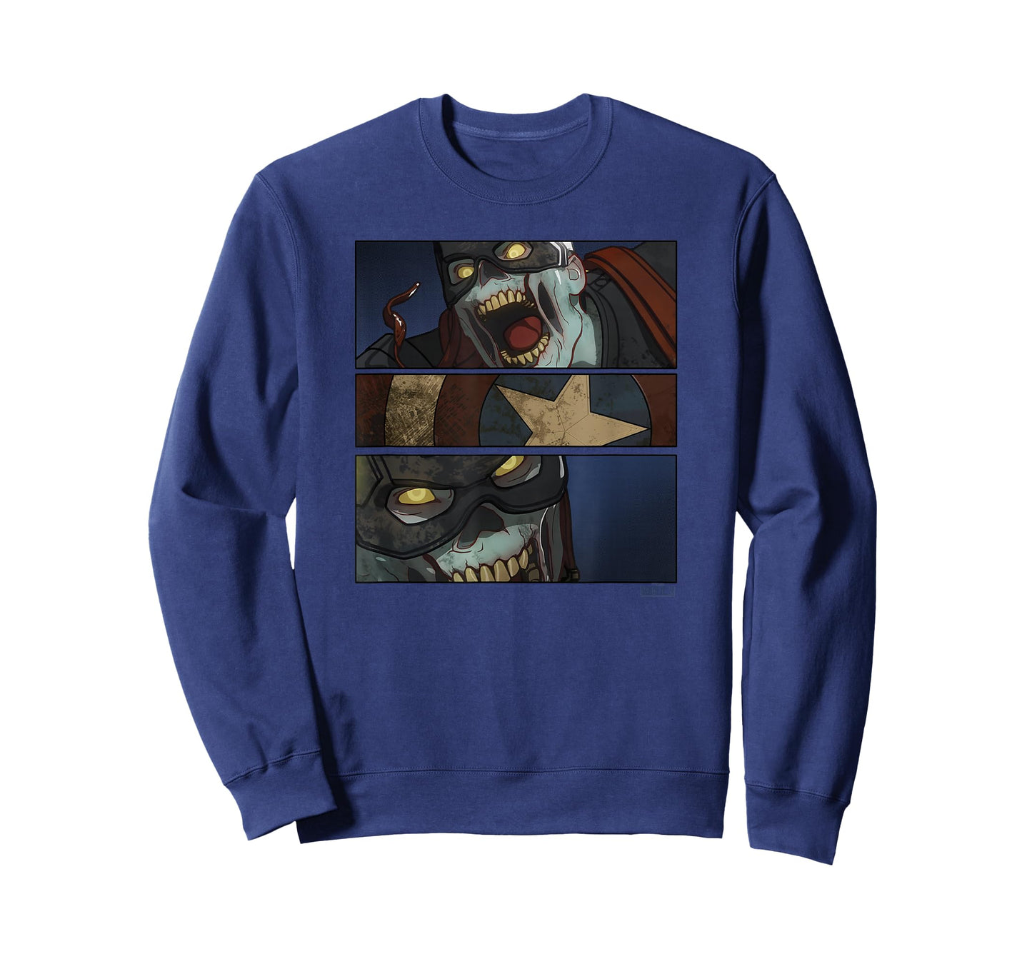 Marvel What If Zombie Captain America Panels T-Shirt