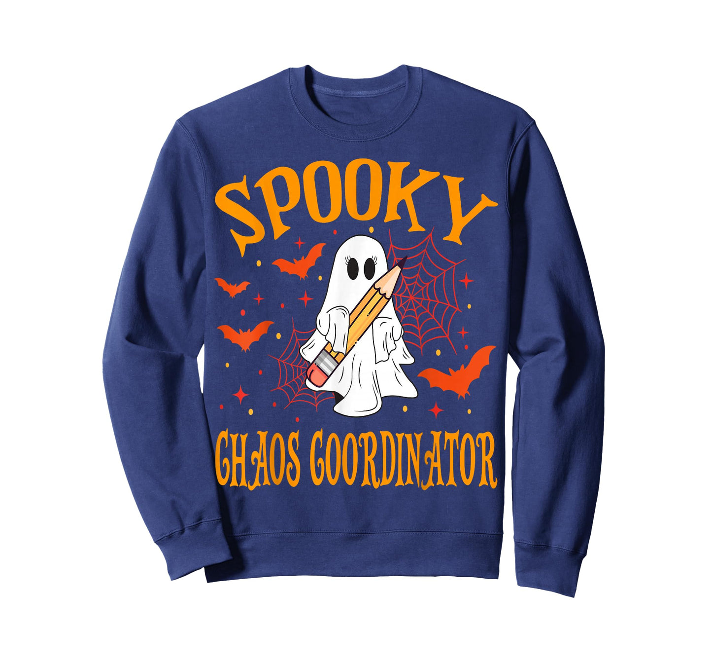 Spooky Chaos Coordinator Ghost Funny Halloween School T-Shirt