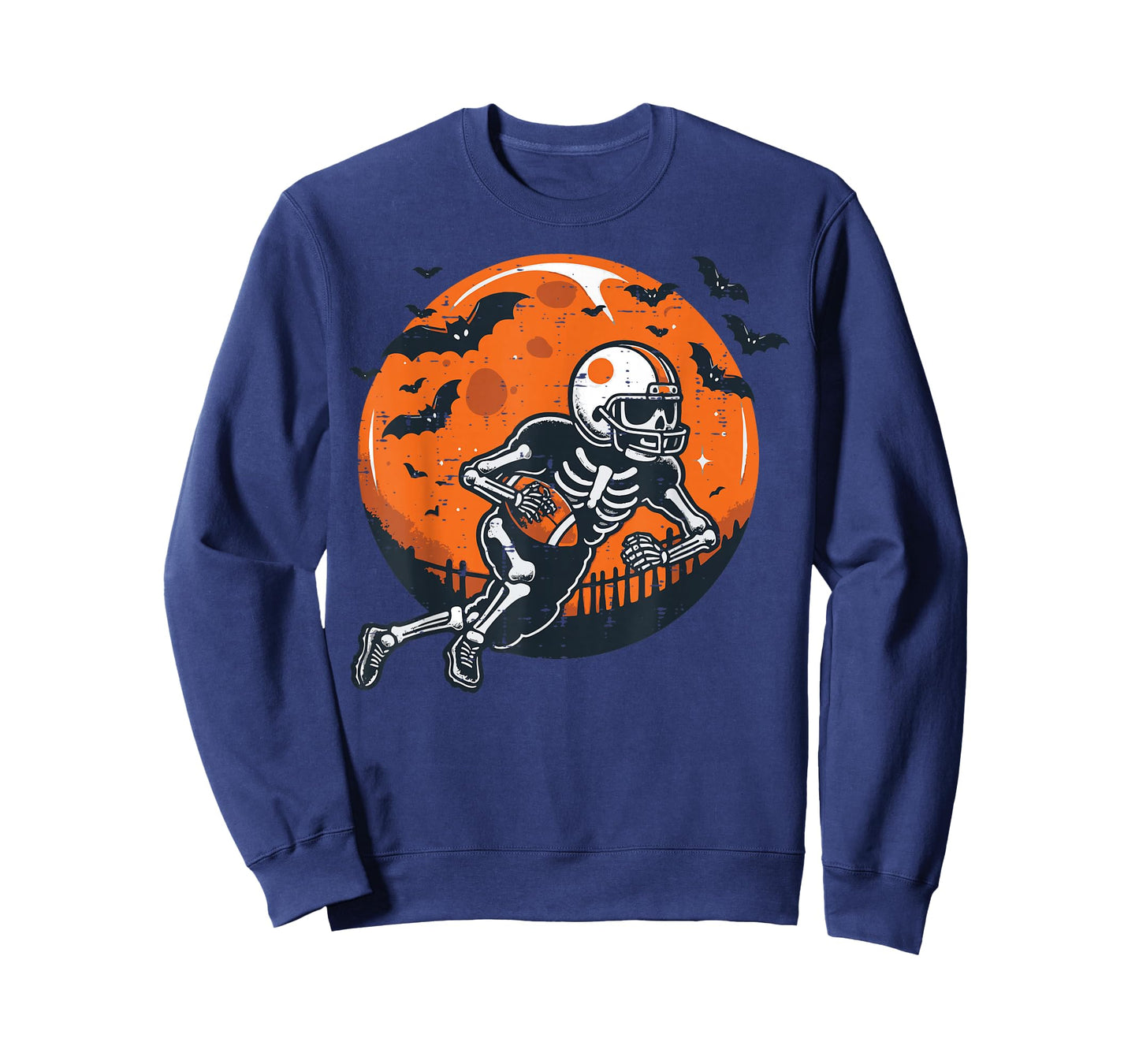 Halloween Skeleton American Football Costume Boys Kids Men T-Shirt