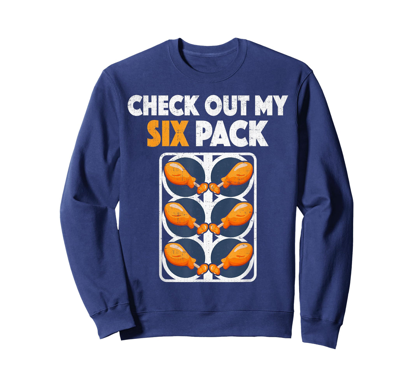 Check Out My Six Pack Funny Fried Chicken T Shirt T-Shirt