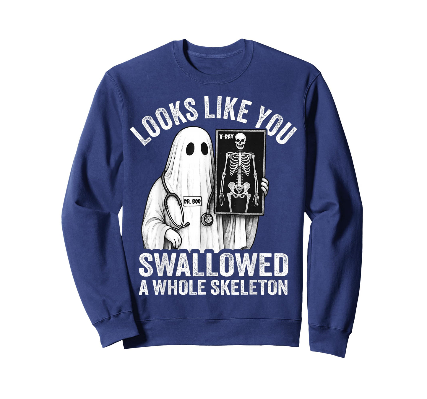 Funny Ghost Doctor X-Ray Technician Halloween Medical Nurse T-Shirt