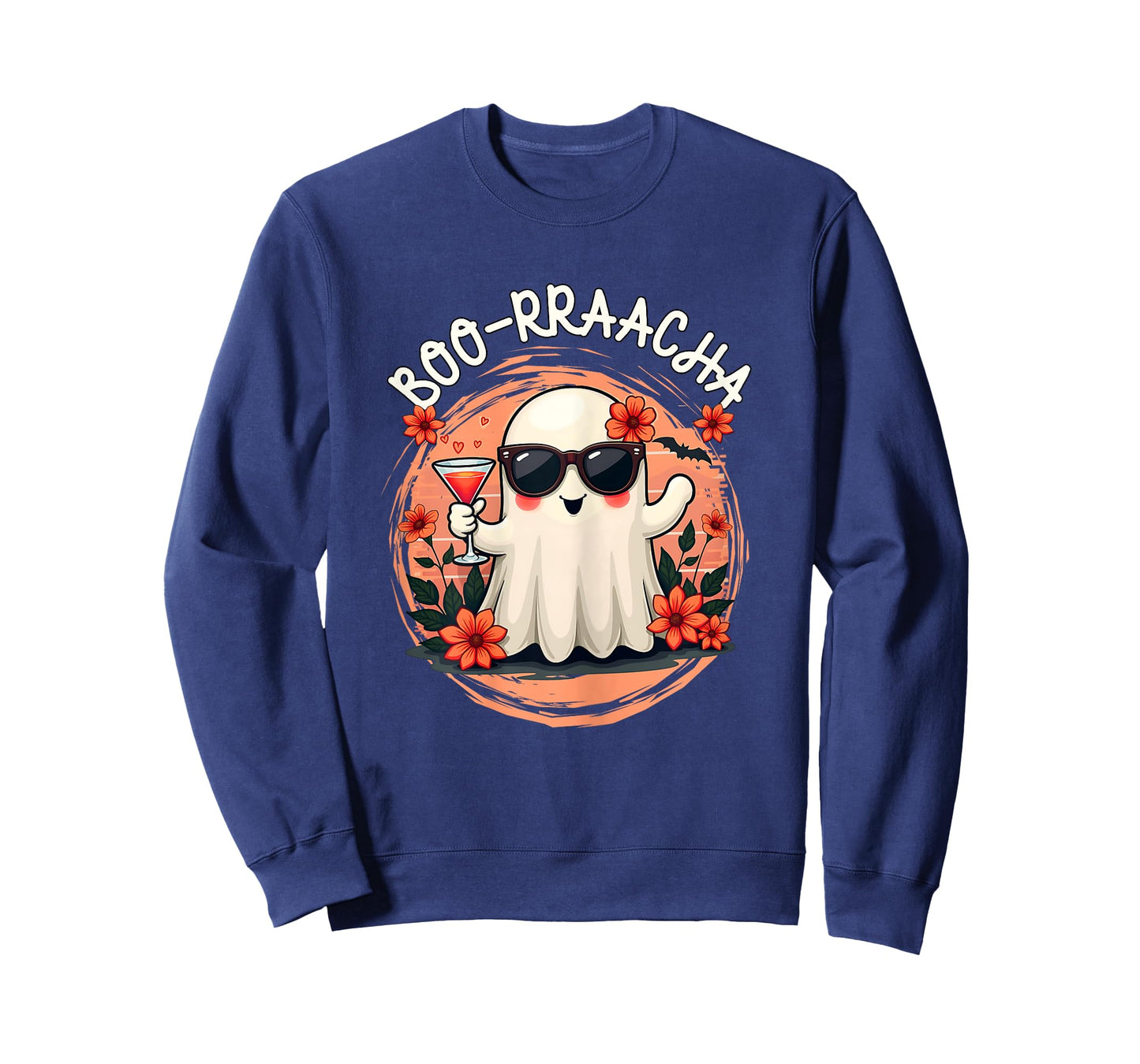 Cute Halloween Ghost Boo-Rraacha Ghost Drinking Boo Racha T-Shirt