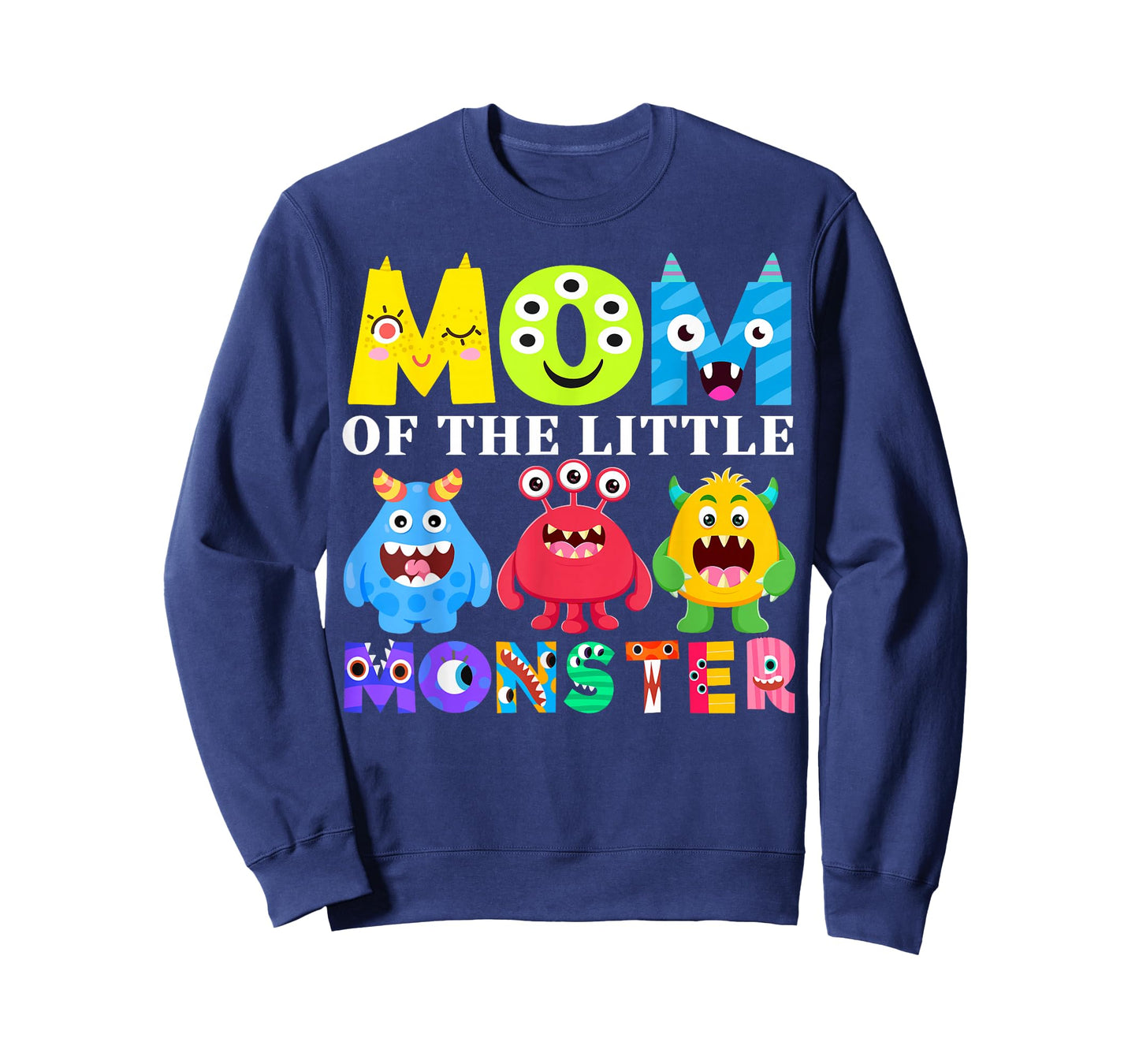 Mom Little Monster Kids 1st Birthday Party Family Monster T-Shirt
