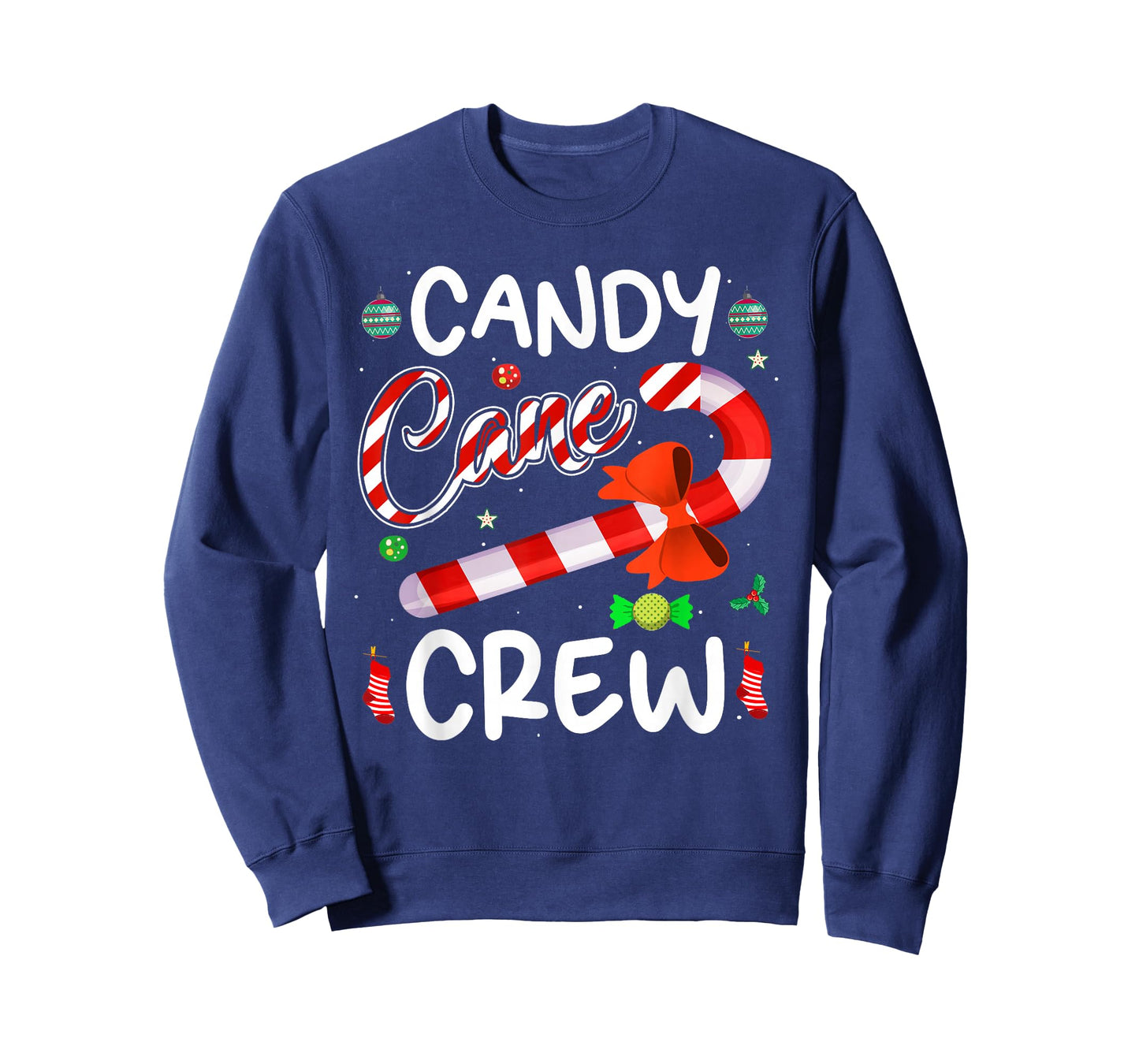Candy Cane Crew Funny Christmas Candy Lover X-mas Gifts T-Shirt