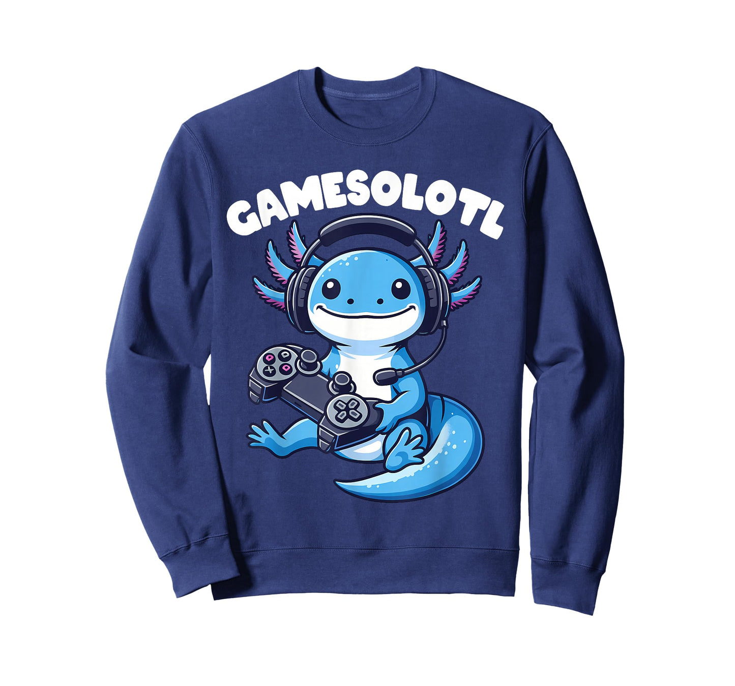 Gamesolotl Axolotl Video Gamer Kawaii Anime Gifts Boys Teens T-Shirt