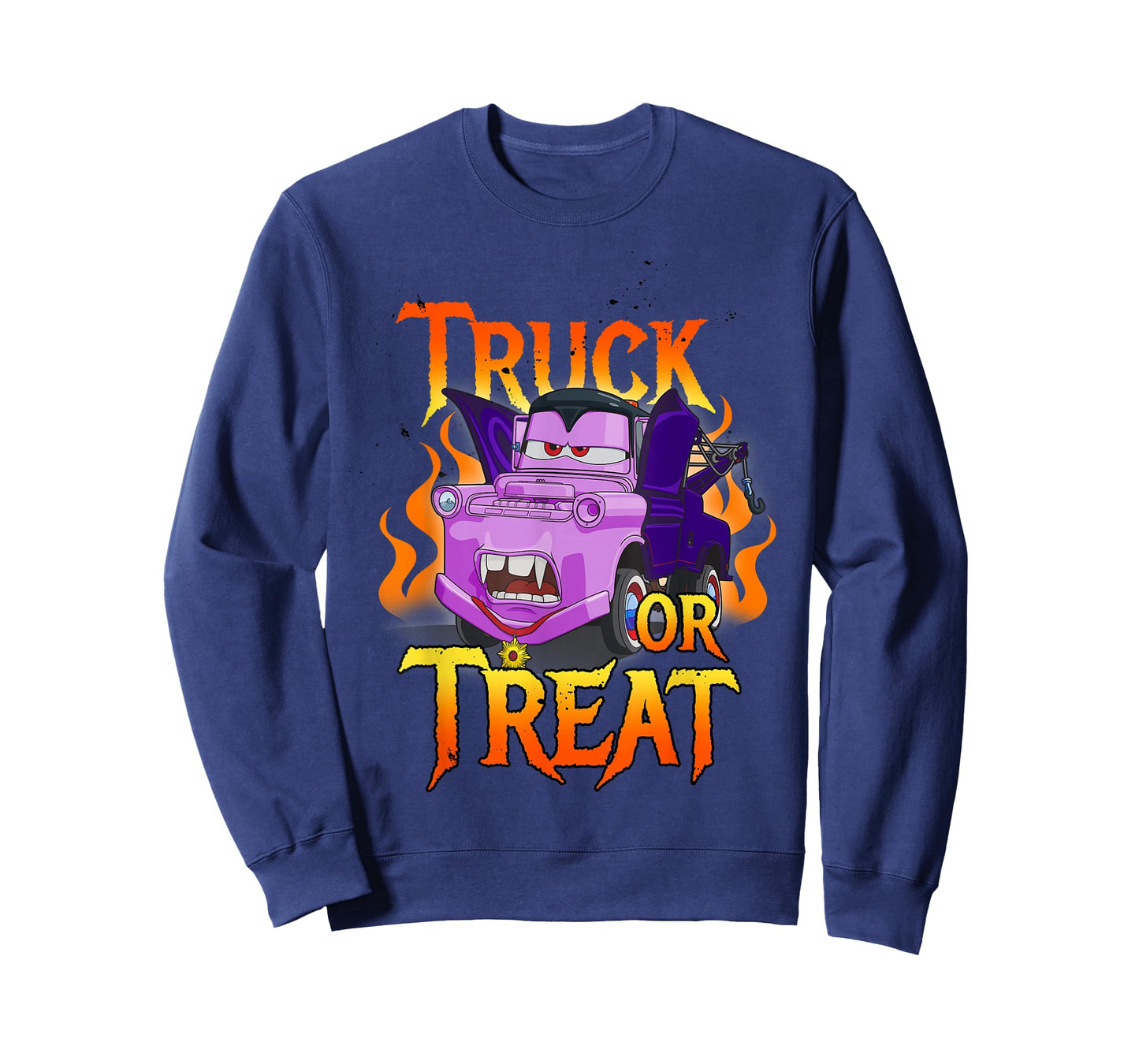 Disney Pixar Cars Halloween Vampire Truck Or Treat T-Shirt