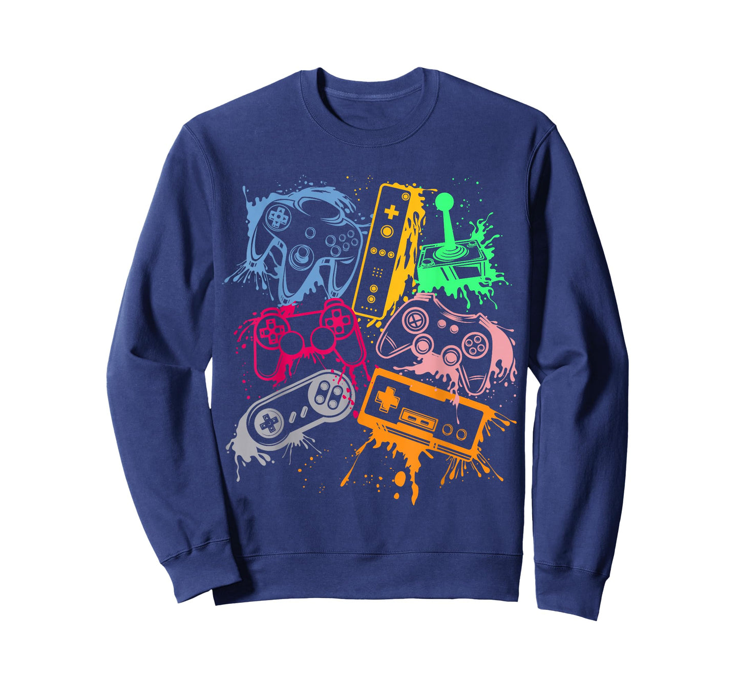 Video Game Console Controllers Retro 80's 90's Arcade Gamer T-Shirt