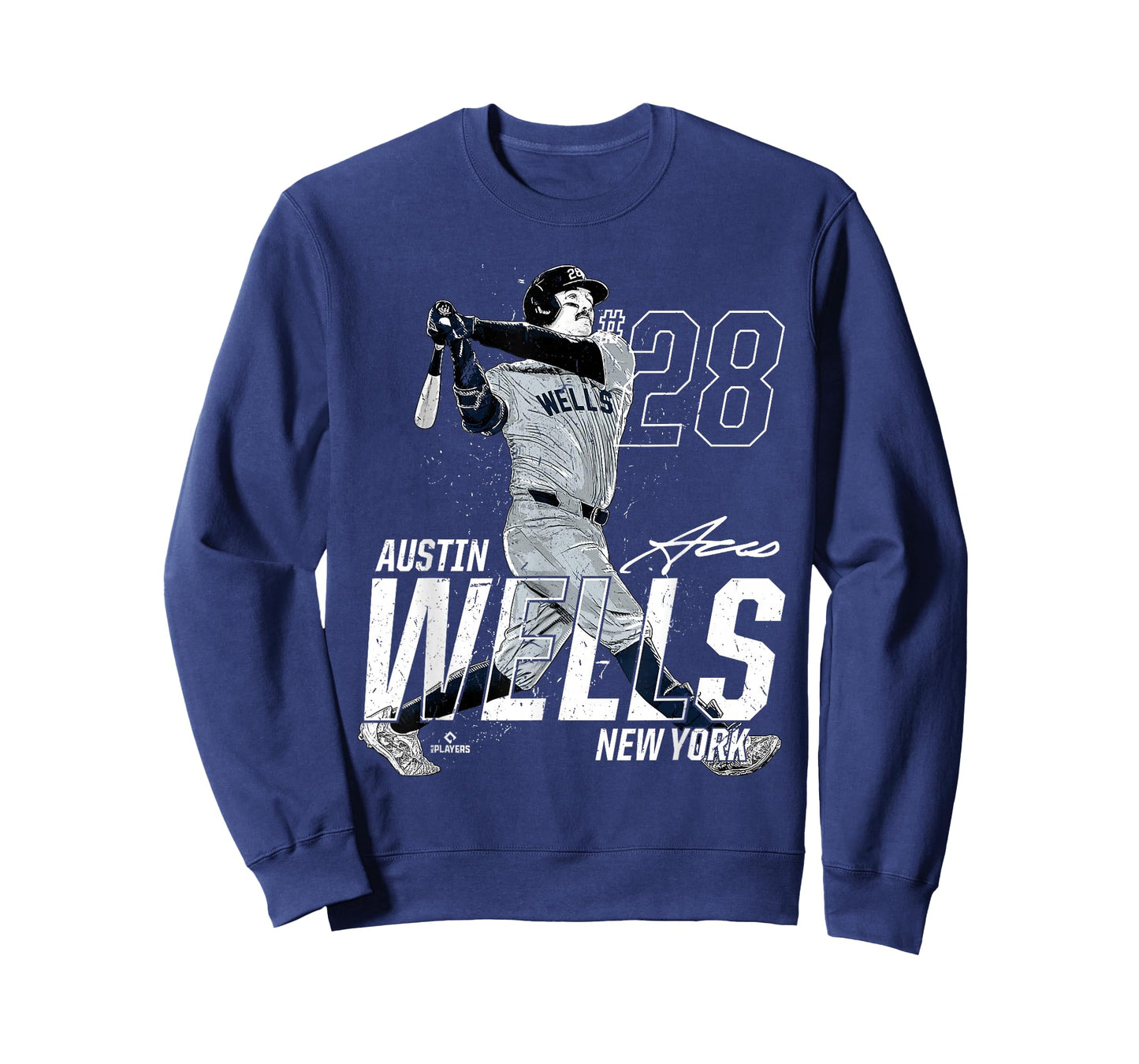 Dynamic Pose Austin Wells New York Baseball MLBPA T-Shirt