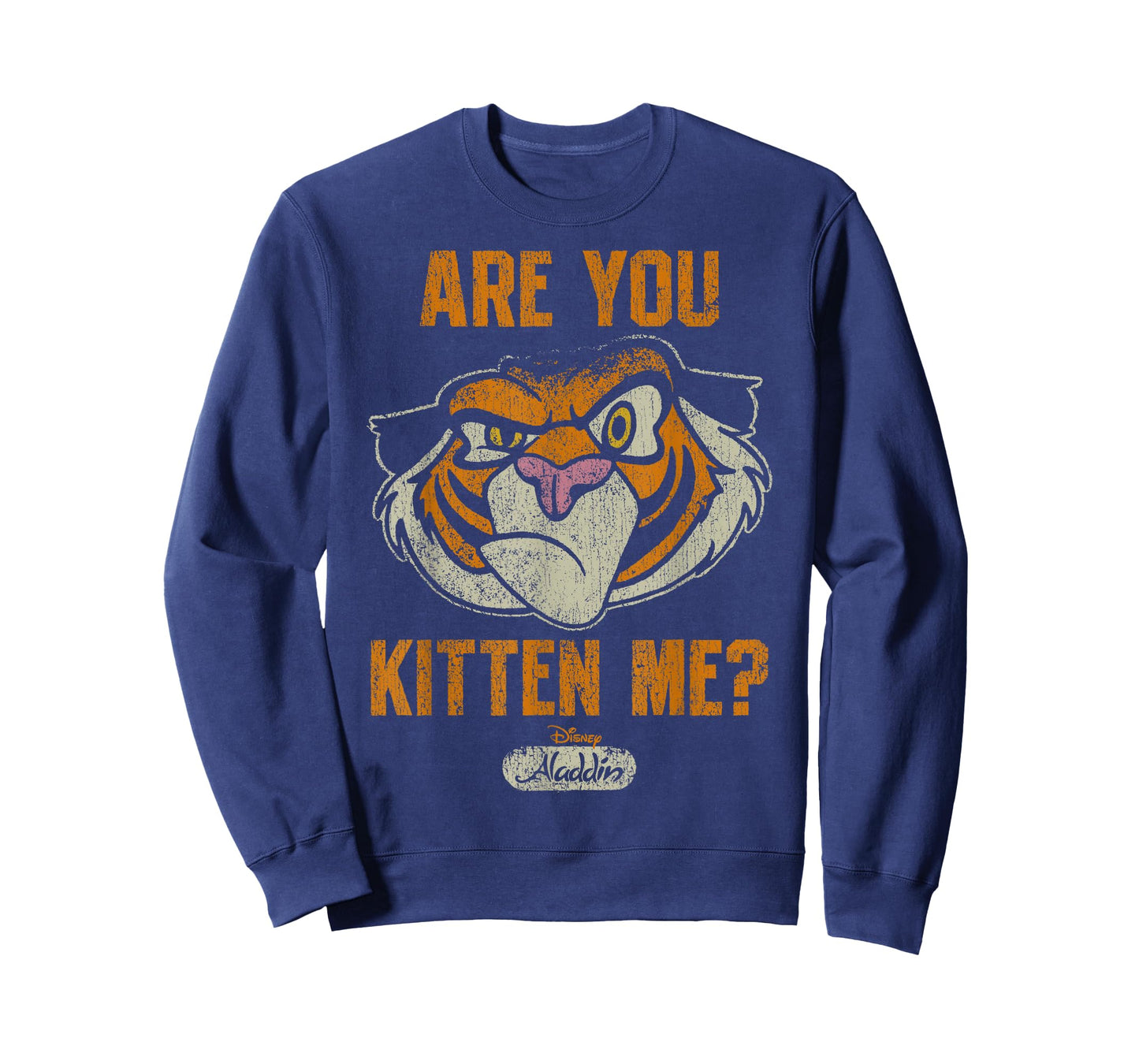 Disney Aladdin Rajah are You Kitten Me? Faded Portrait T-Shirt