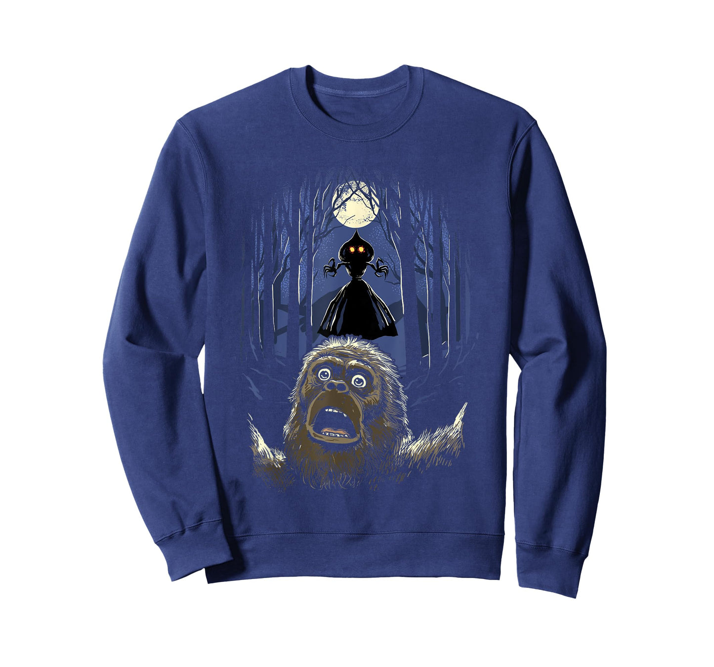 Scared Bigfoot Selfie Bigfoot Flatwoods Monster Cryptid T-Shirt
