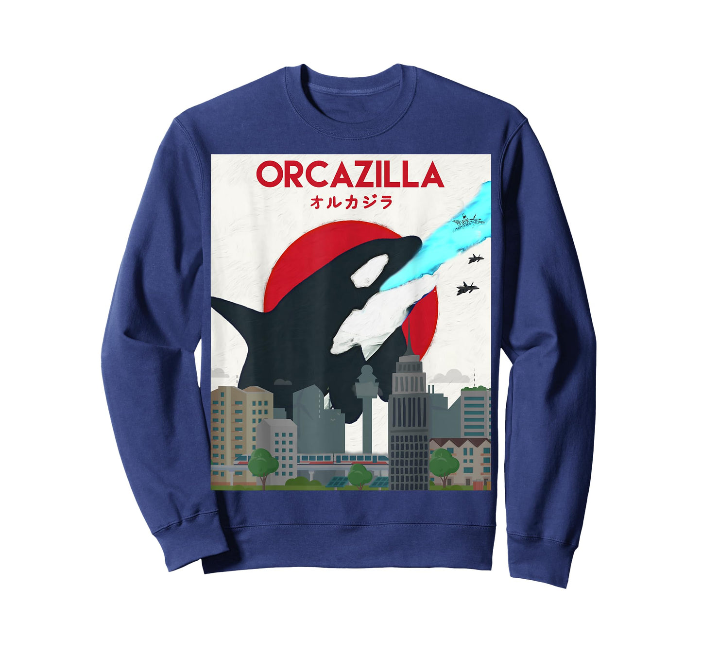 Funny Orcazilla Killer Whale Shirt Gift for Orca Lovers T-Shirt