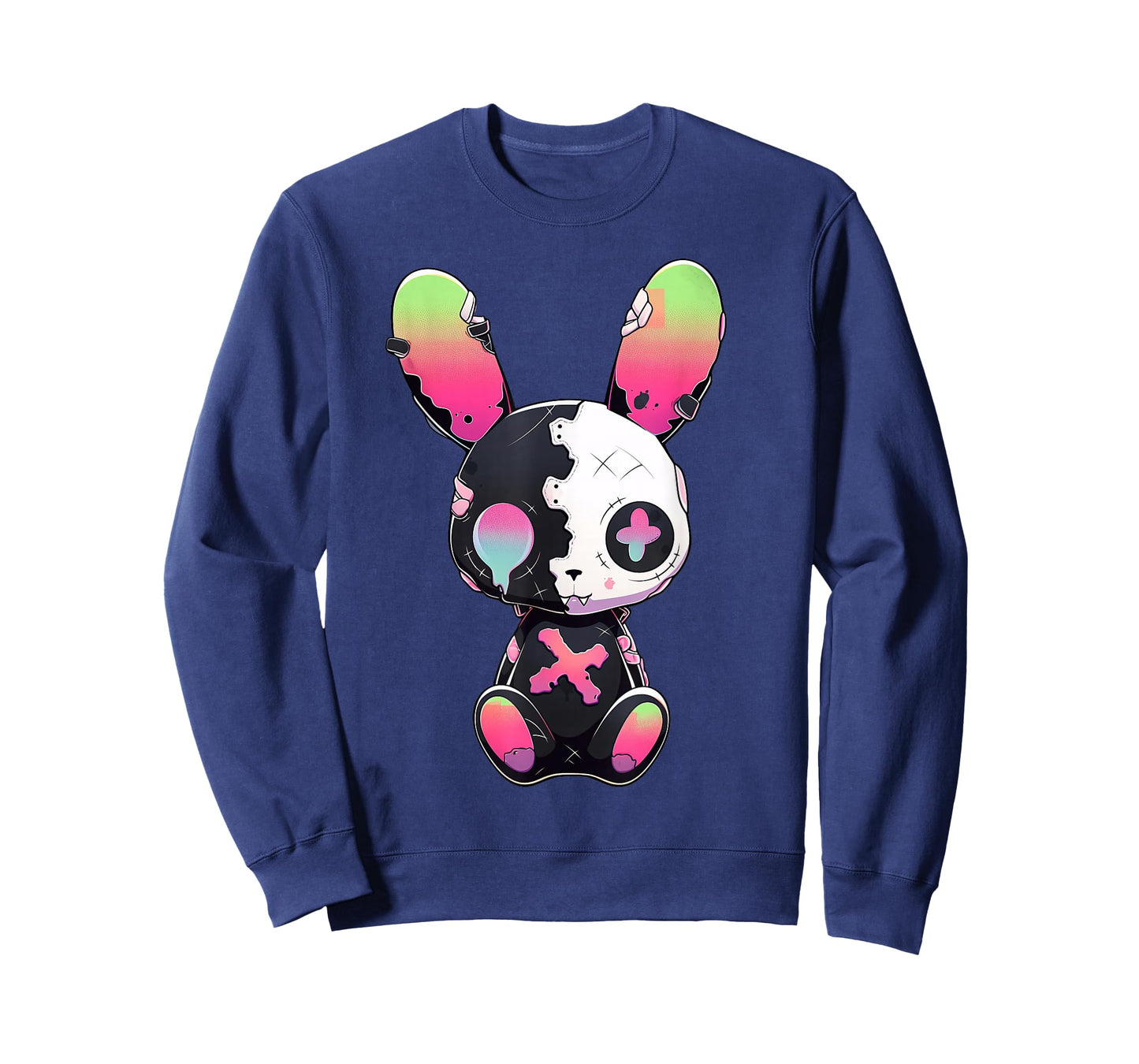 Goth Bunny Gothic Outfit Cute E-Girl Kawaii Rabbit Grunge T-Shirt