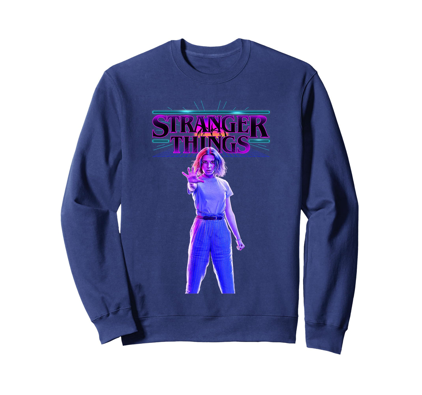 Stranger Things Retro Vintage Glow Gradient Eleven Portrait T-Shirt