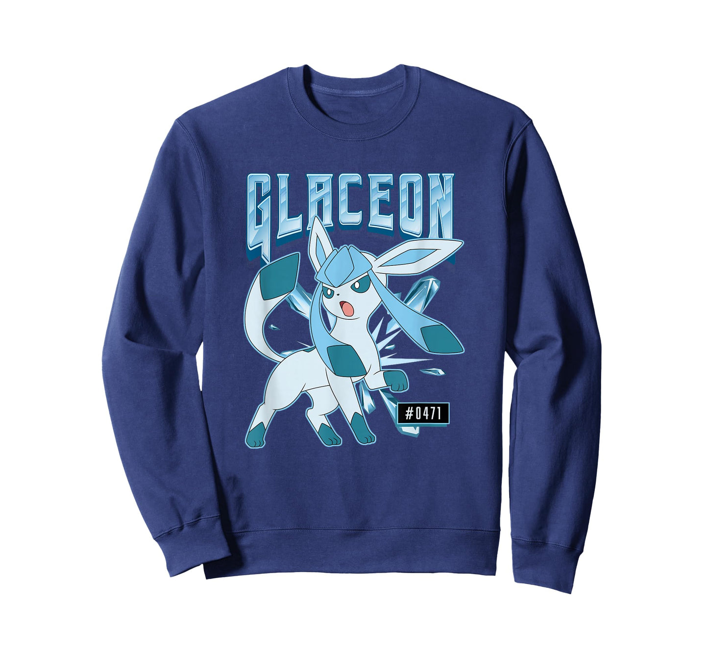 Pokémon Glaceon #0471 Ice Type Eeveelution Portrait T-Shirt
