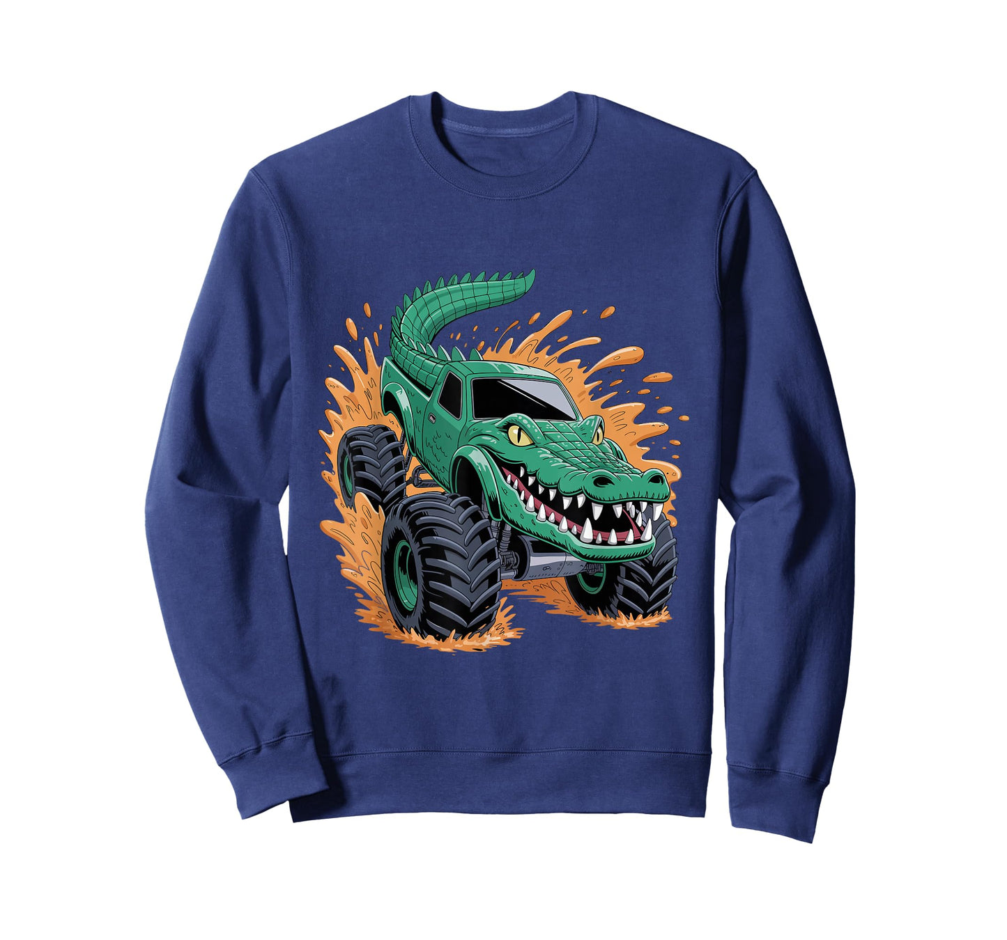 Crocodile Monster Truck Alligator Birthday Party Toddler Boy T-Shirt