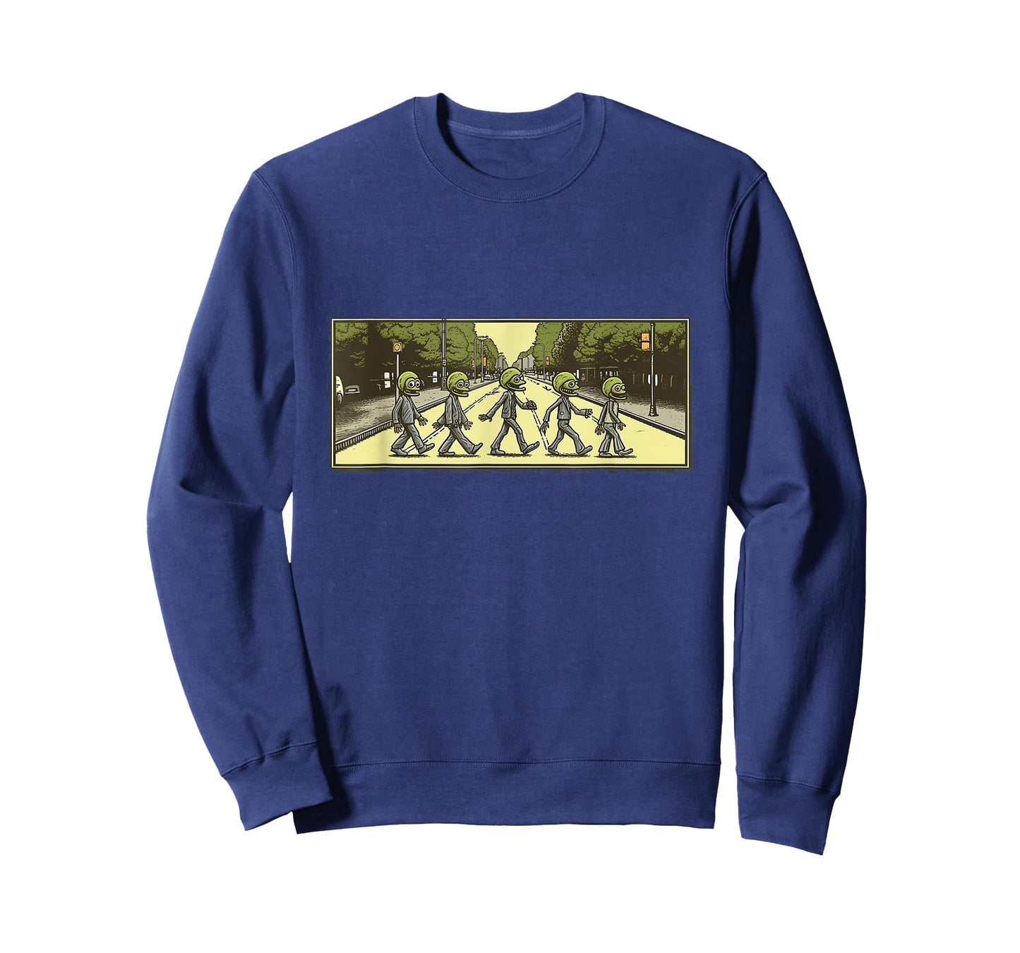 5 Aliens Crossing Abby Road T-Shirt