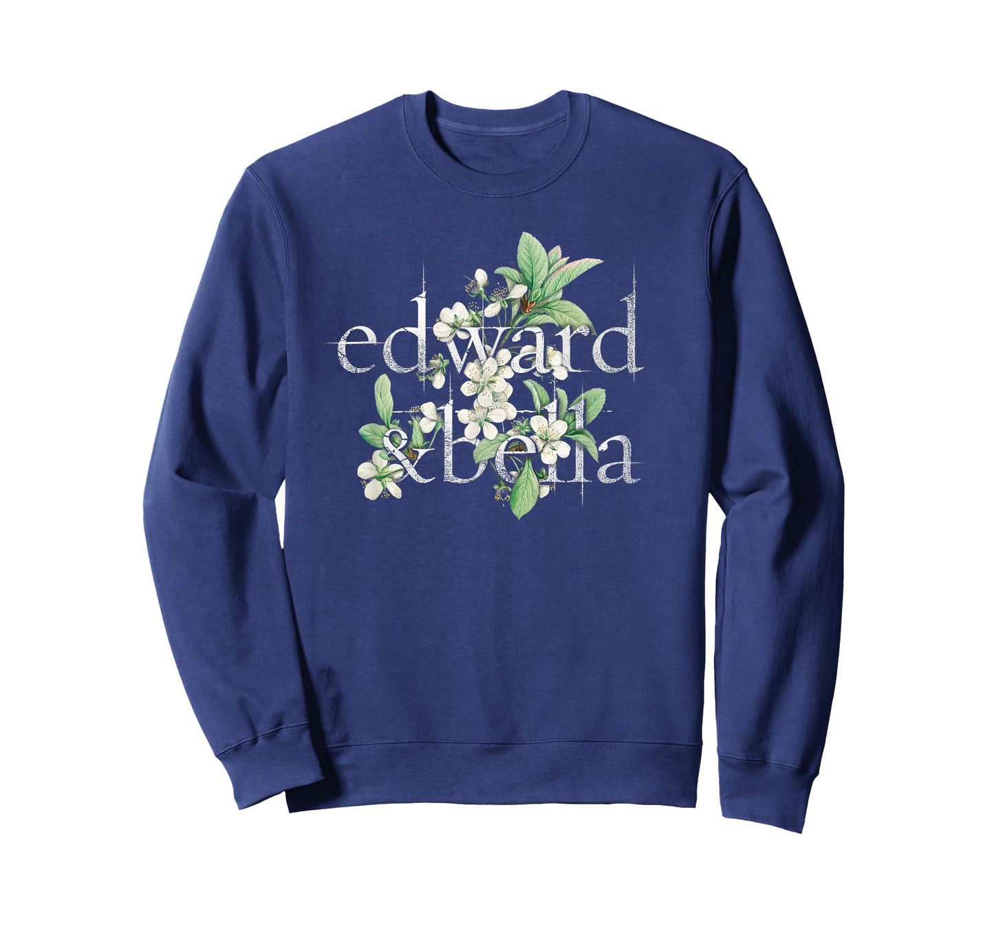 Twilight Saga Edward and Bella Flowers Front and Back Movie T-Shirt
