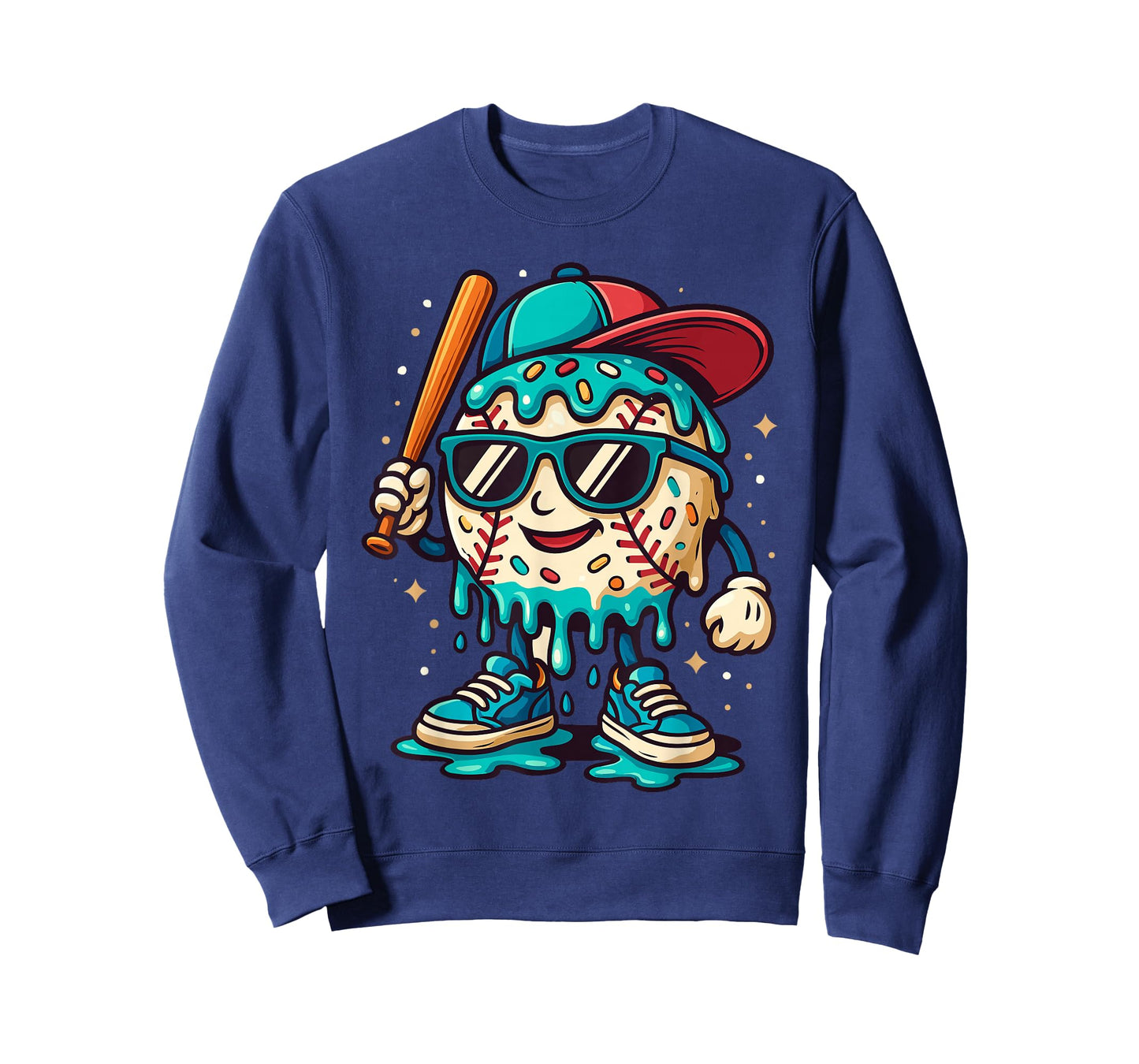 Baseball Drip Outfit Boys, Ice Cream Drip Baseball Lifestyle T-Shirt