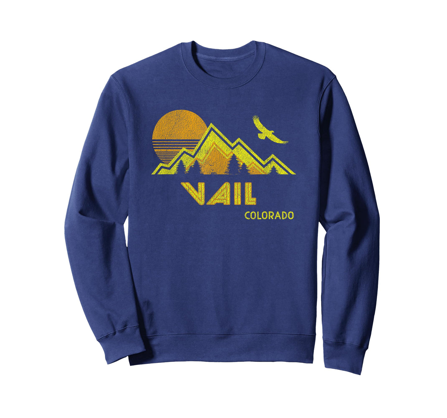 Retro Vail Colorado T-Shirt Distressed Home Tee T-Shirt
