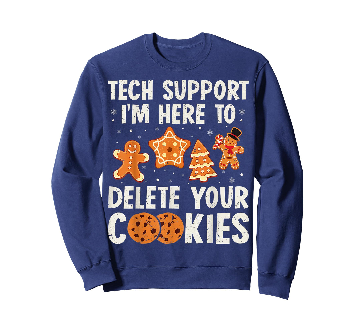 Tech Support Christmas Cookies Women Men Funny Christmas T-Shirt