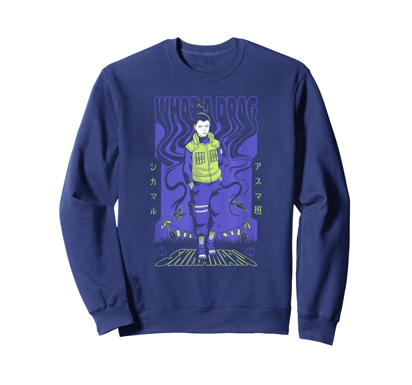 Naruto Shippuden Shikamaru Nara What a Drag Anime T-Shirt