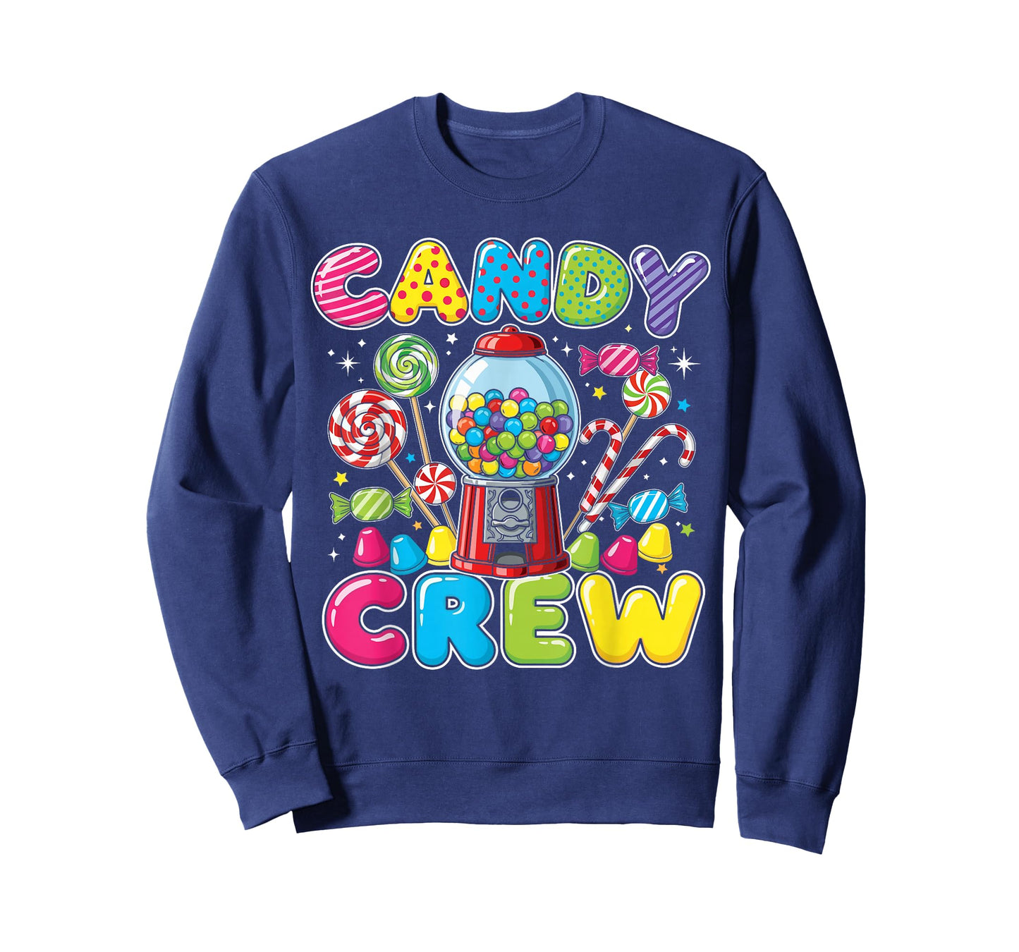 Candy Land Costume Adult Women, Colorful Sweet Candy Crew T-Shirt